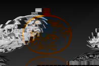 ROMAN GLASS CAMEO WITH A BACCHIC GROUP IN HIGH KARAT GOLD PENDANT