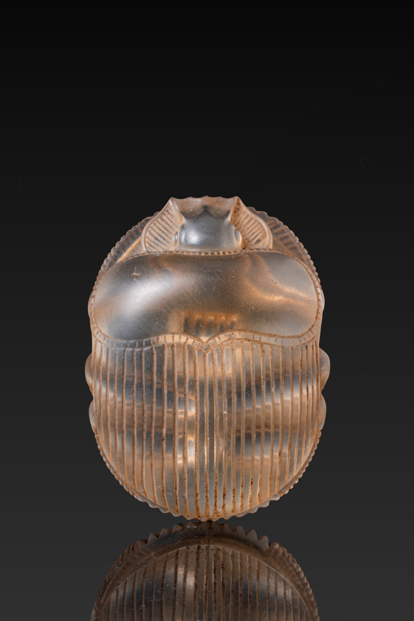 EGYPTIAN ROCK CRYSTAL SCARAB (1 of 3)