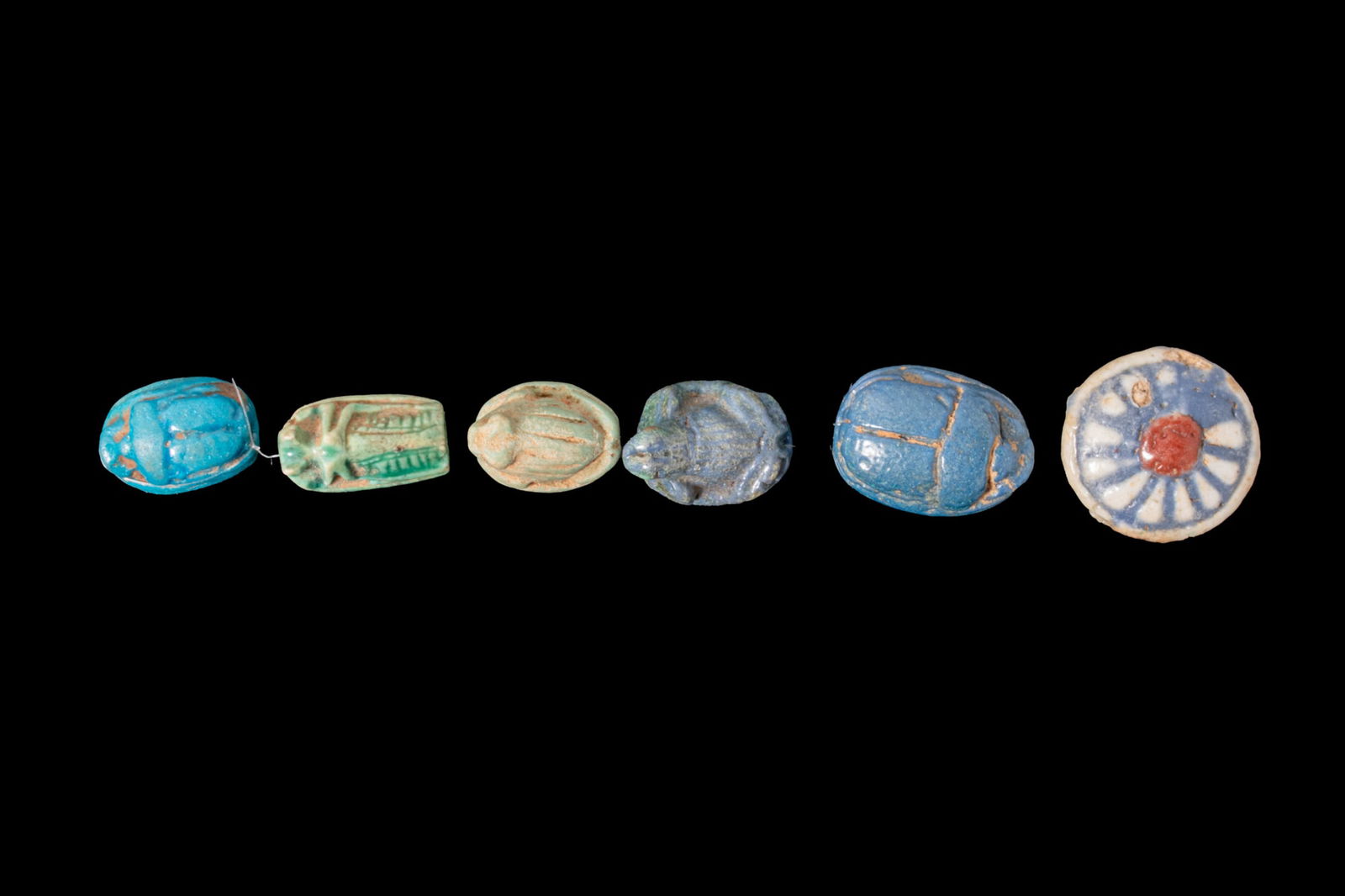 COLLECTION OF EGYPTIAN FAIENCE BEADS AND AMULETS - EX CHRISTIE'S (1 of 3)