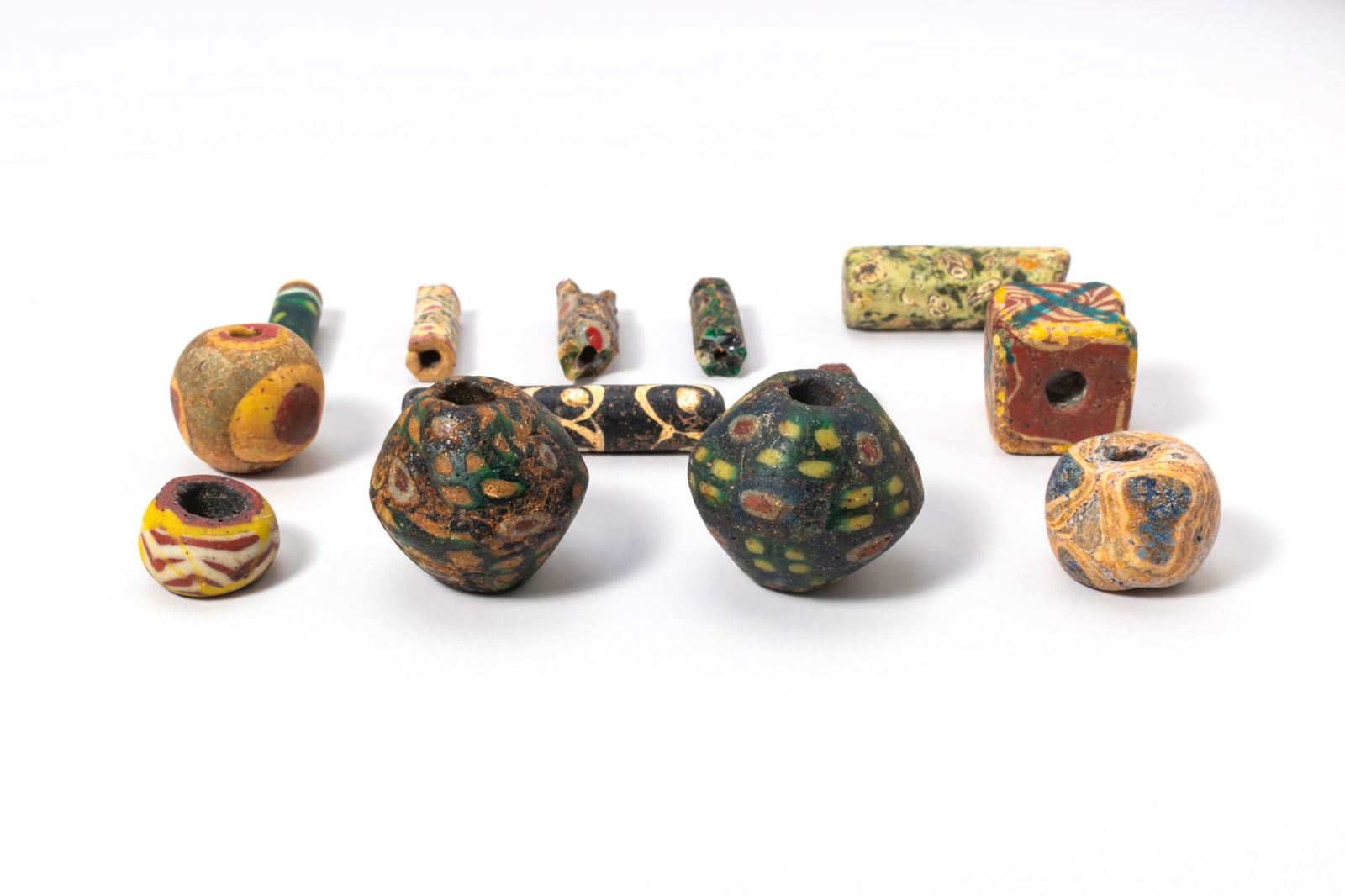 COLLECTION OF PHOENICIAN GLASS BEADS (1 of 3)