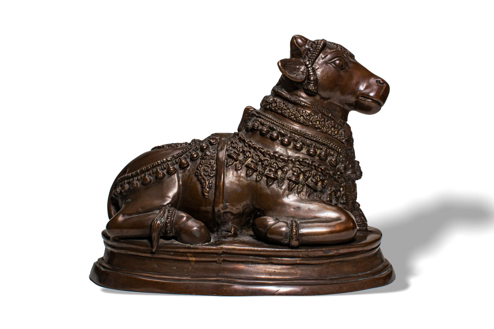 TIBETAN BRONZE FIGURE OF A BULL (1 of 8)