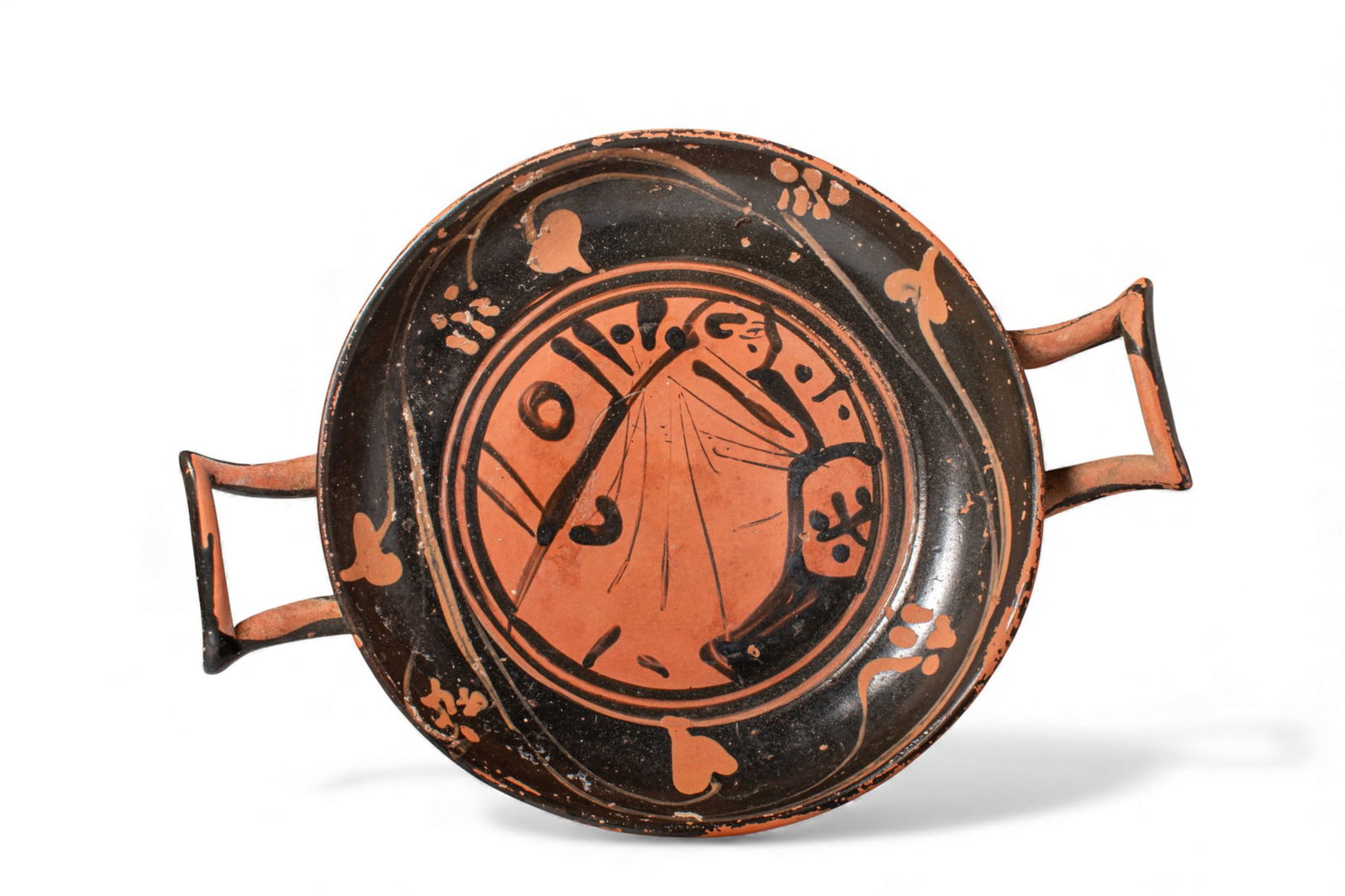 RARE ATTIC RED-FIGURE KYLIX WITH GYMNASIUM SCENE (1 of 5)