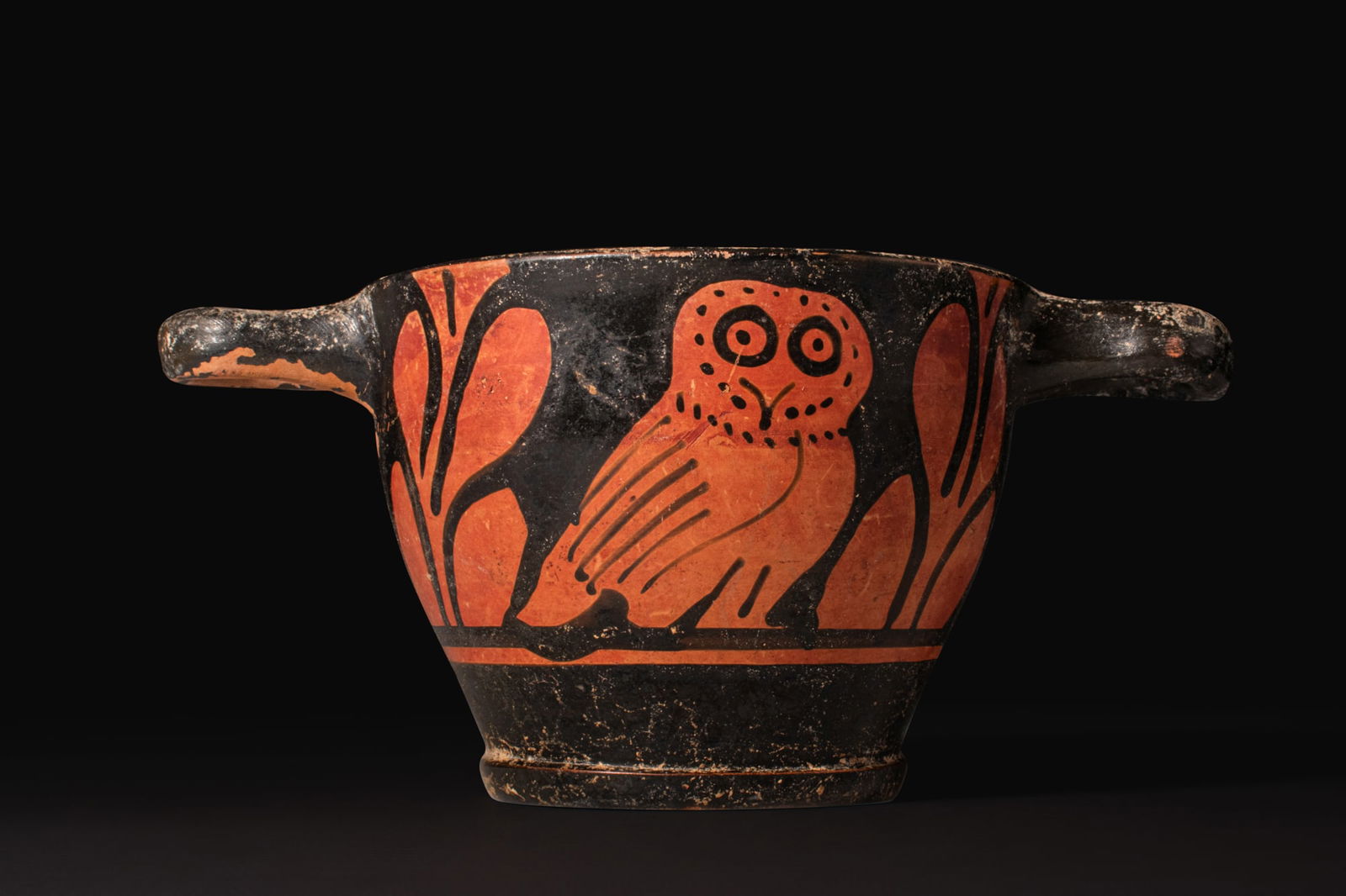 ATTIC RED-FIGURE SKYPHOS WITH OWLS (1 of 4)