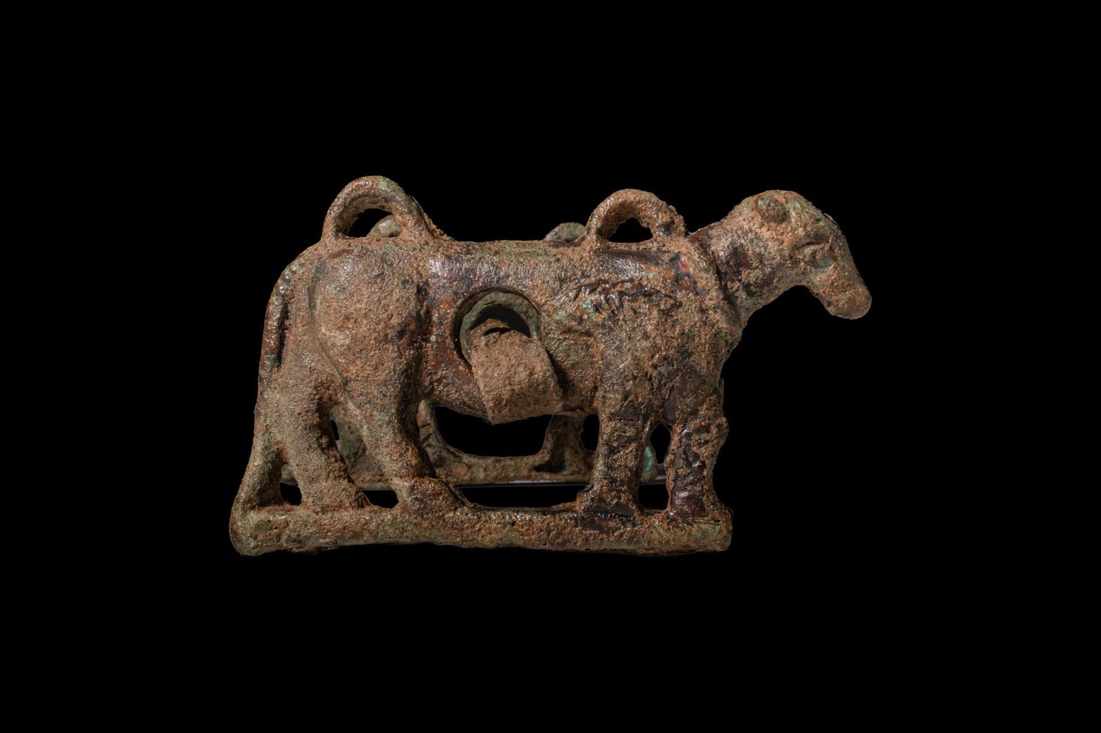 BRONZE AGE HORSE BITS WITH FIGURAL CHEEKPIECES (1 of 4)