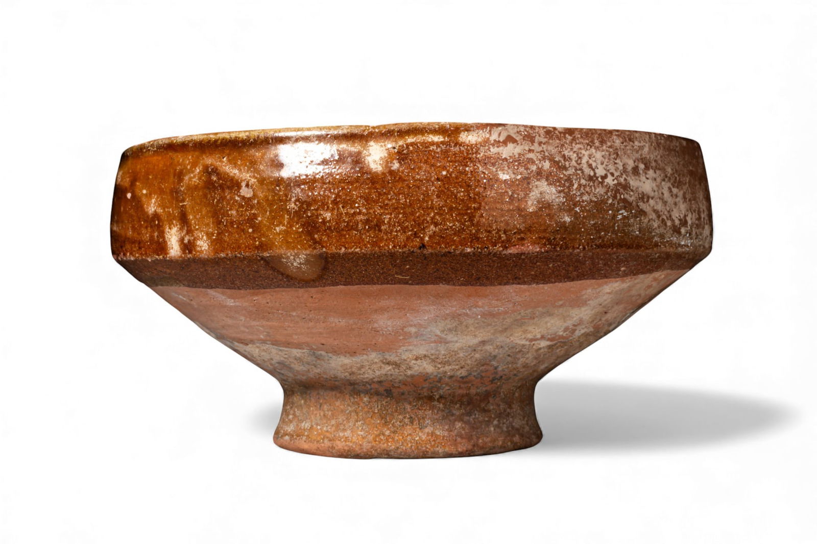 BYZANTINE SGRAFFITO WARE POTTERY BOWL WITH FLORAL MOTIF - EX ASHMOLEAN MUSEUM (1 of 8)