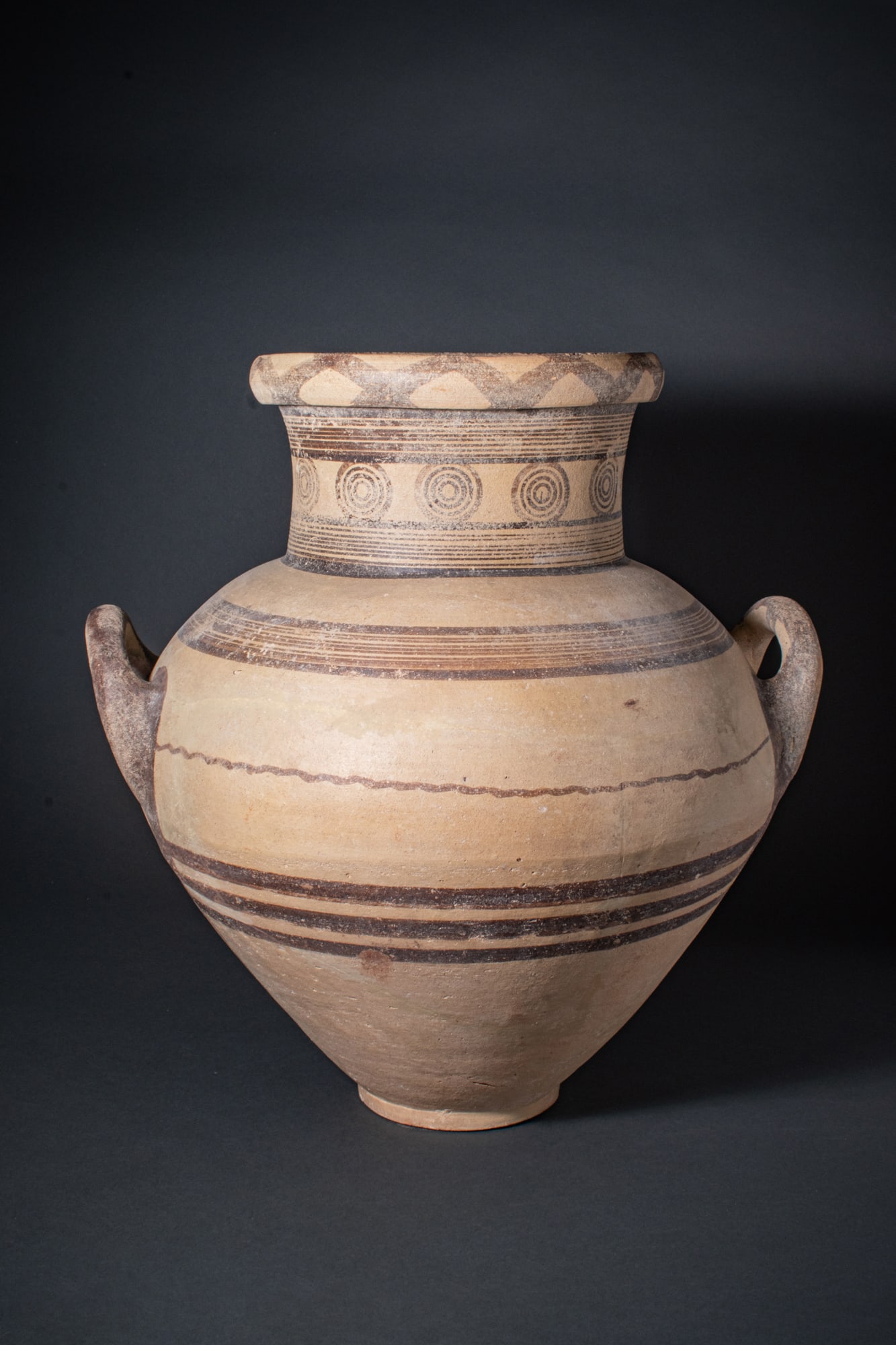 LARGE CYPRIOT POTTERY AMPHORA - EX CHRISTIE'S - TL TESTED (1 of 9)
