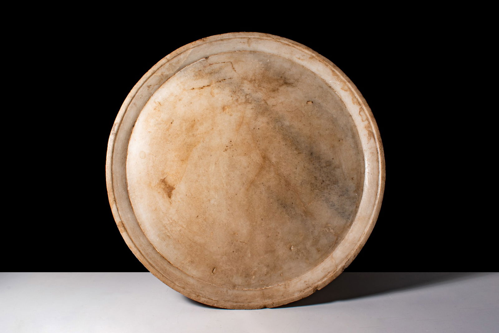 LARGE ROMAN MARBLE DISH (1 of 3)