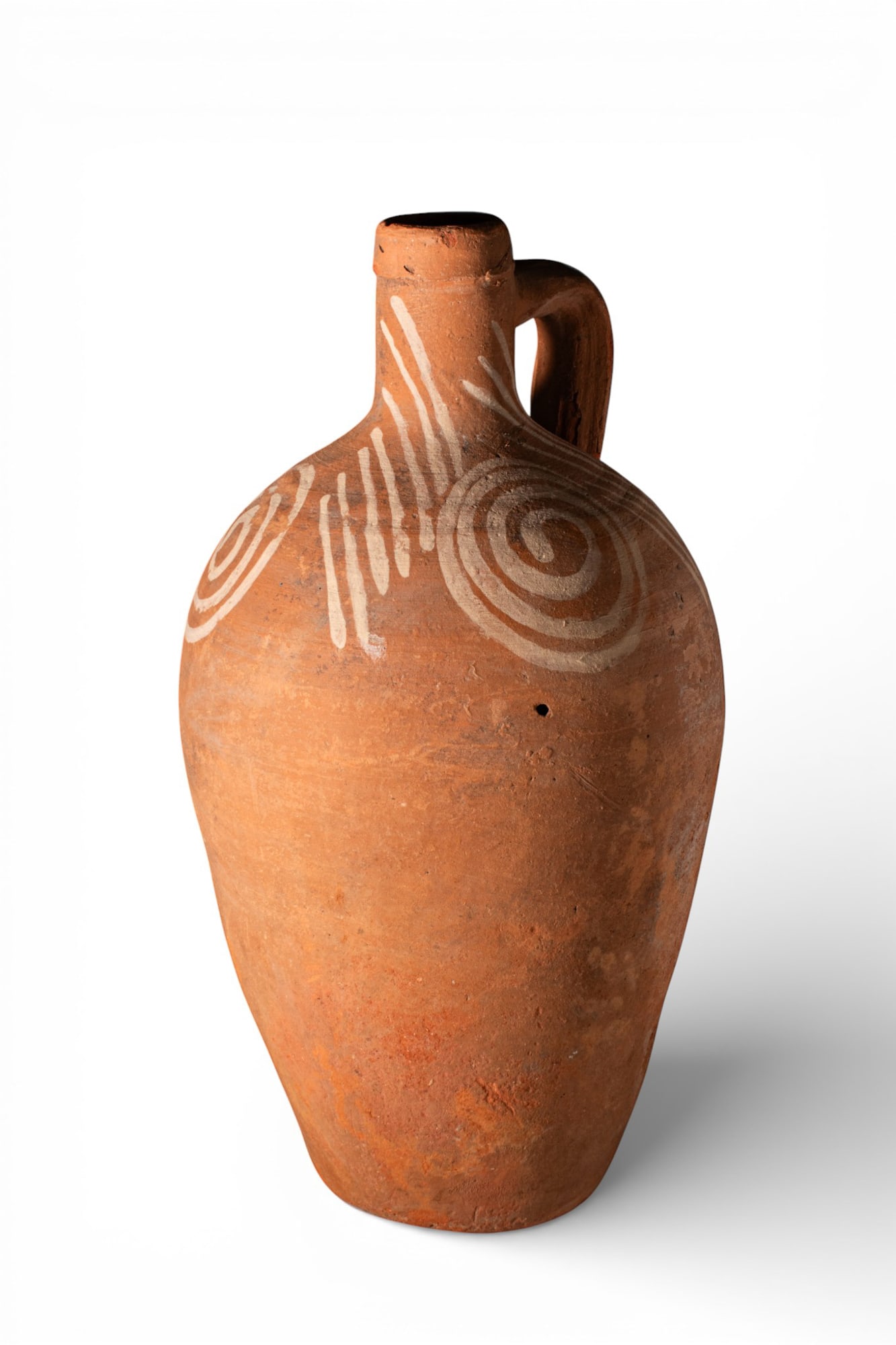 NABATEAN TERRACOTTA JUG WITH SPIRAL MOTIFS (1 of 6)