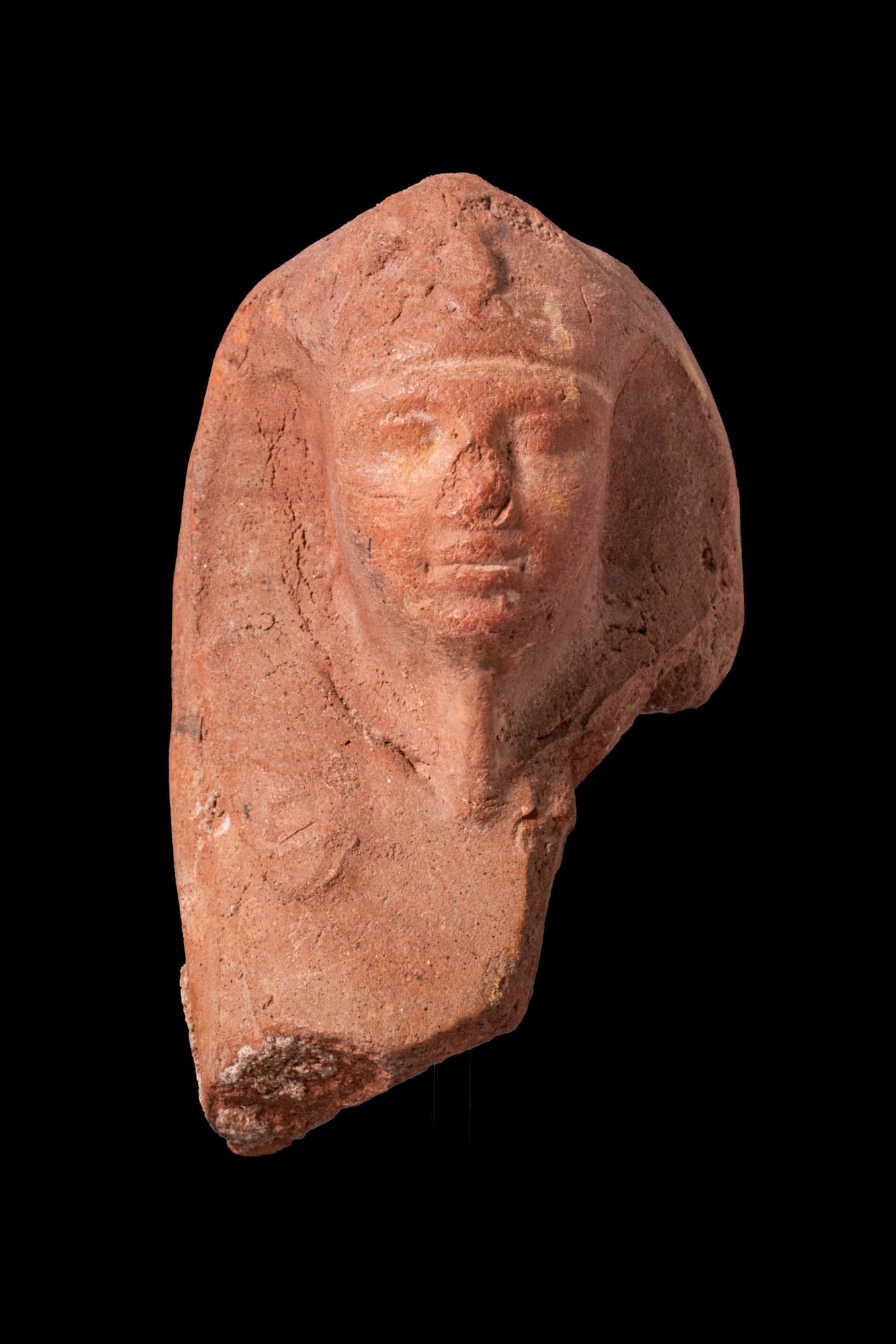 EGYPTIAN TERRACOTTA HEAD OF SPHINX (1 of 6)
