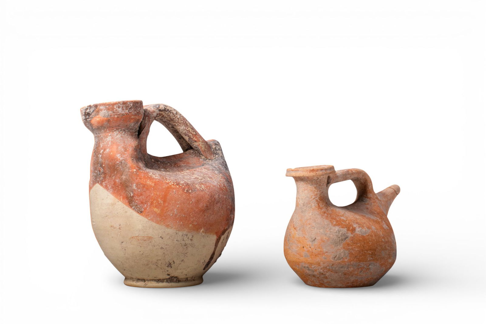 PAIR OF GREEK TERRACOTTA ASKOI (1 of 4)