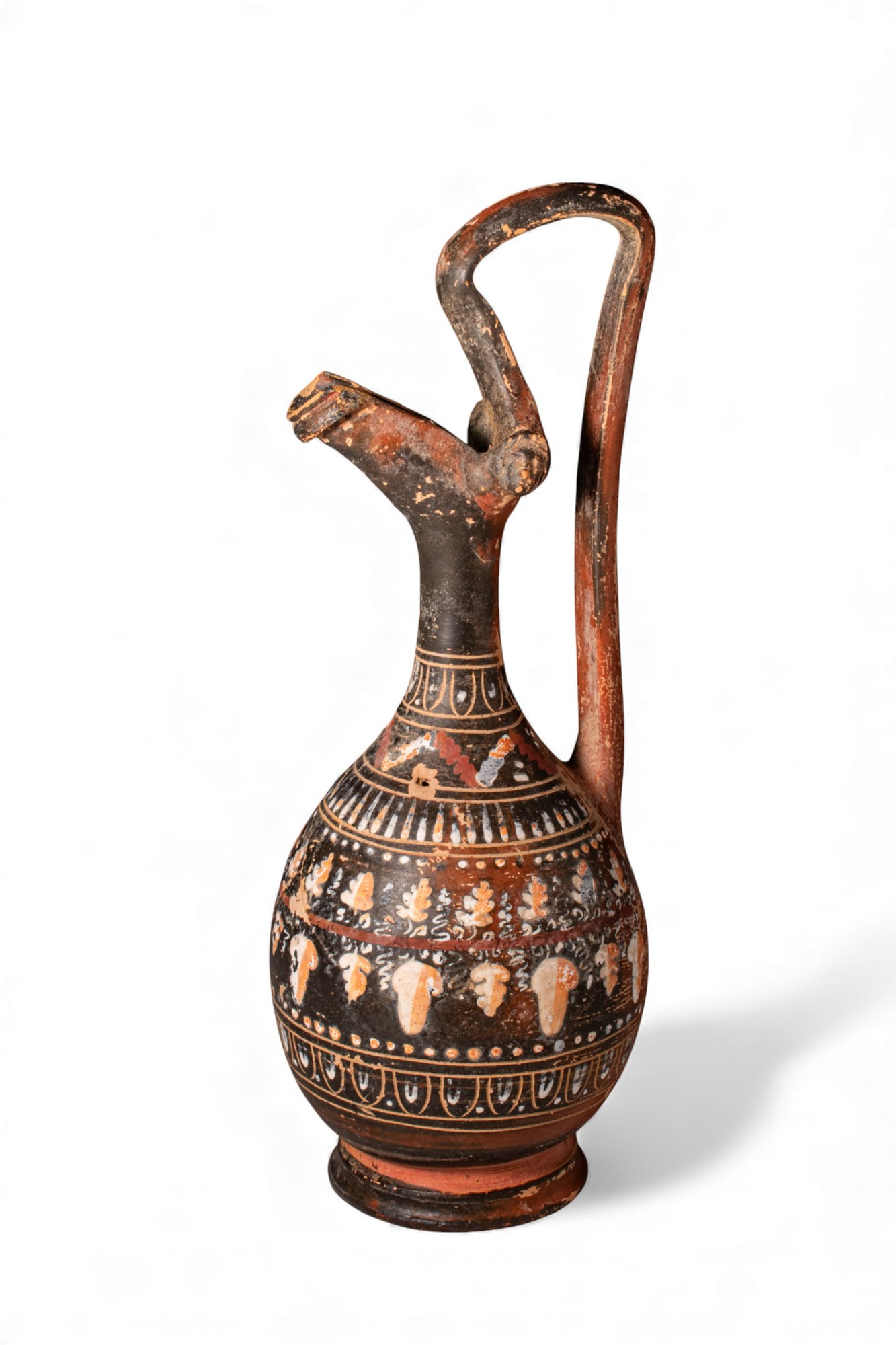 ELEGANT GNATHIAN WARE EPICHYSIS WITH POLYCHROME DECORATION (1 of 6)