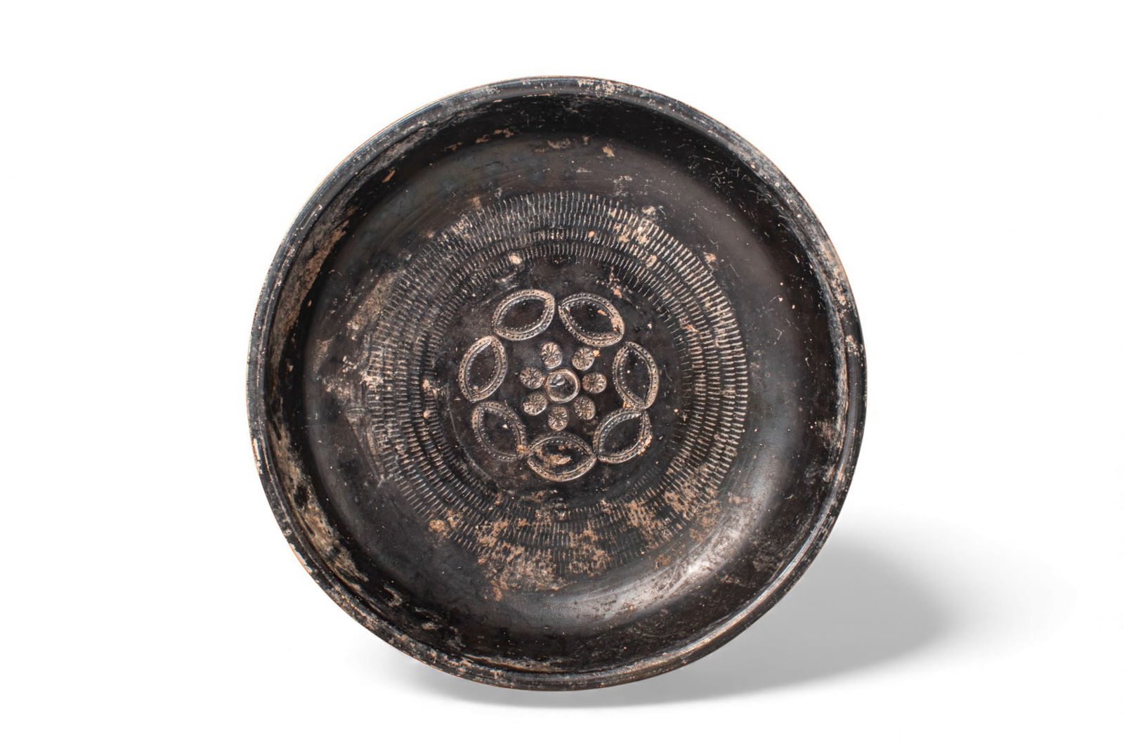 CAMPANIAN BLACK-GLAZED FOOTED BOWL (1 of 4)