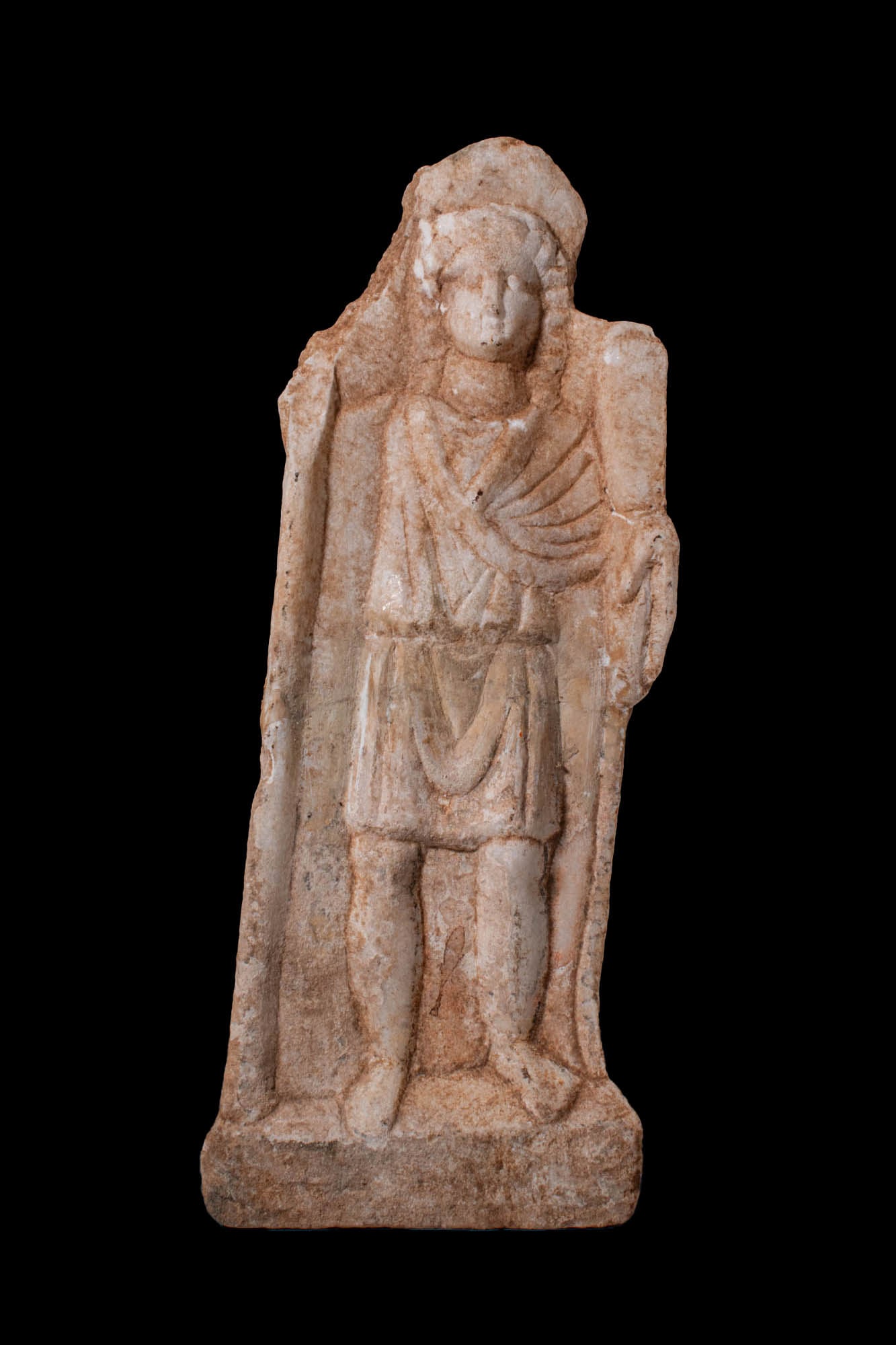 ROMAN MARBLE STELE DEPICTING A SOLDIER (1 of 4)