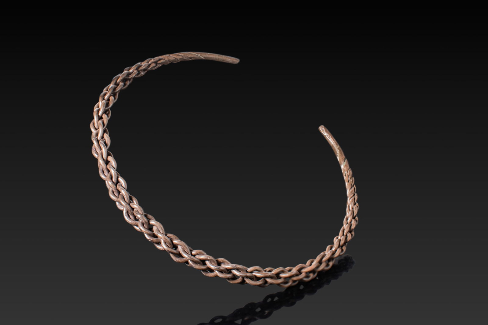 CELTIC SILVER BRAIDED TORQUE (1 of 6)