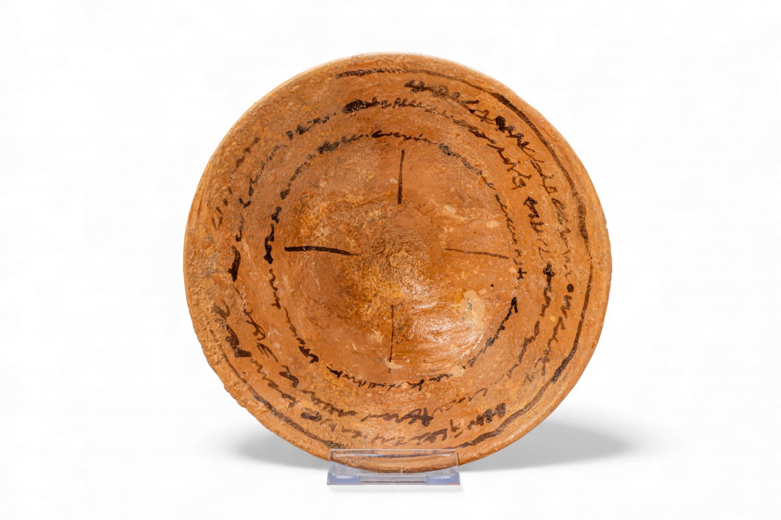 ARAMAIC DEVIL TRAP POTTERY BOWL (1 of 4)