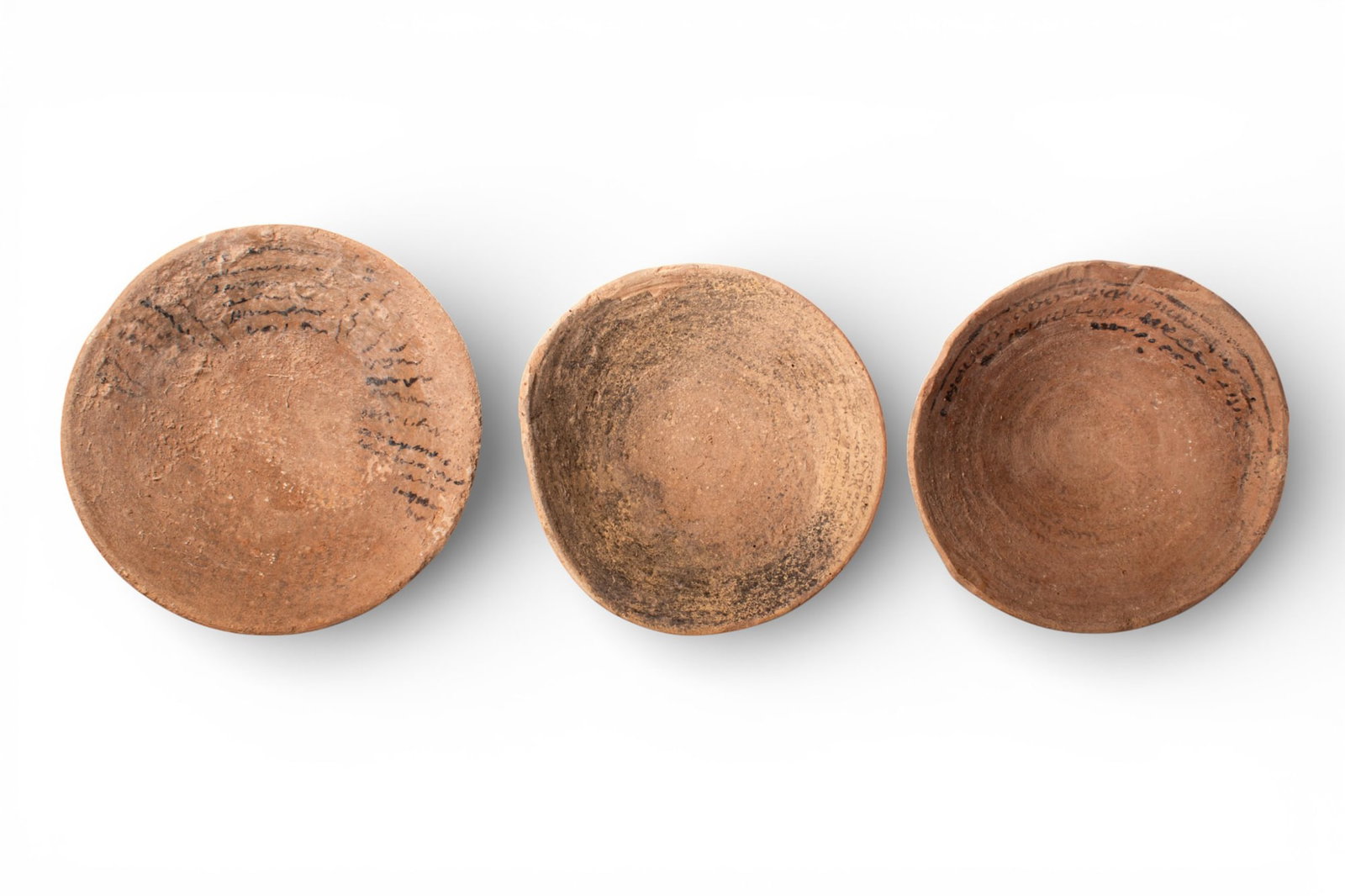 COLLECTION OF ARAMAIC POTTERY DEVIL TRAP BOWLS (1 of 6)