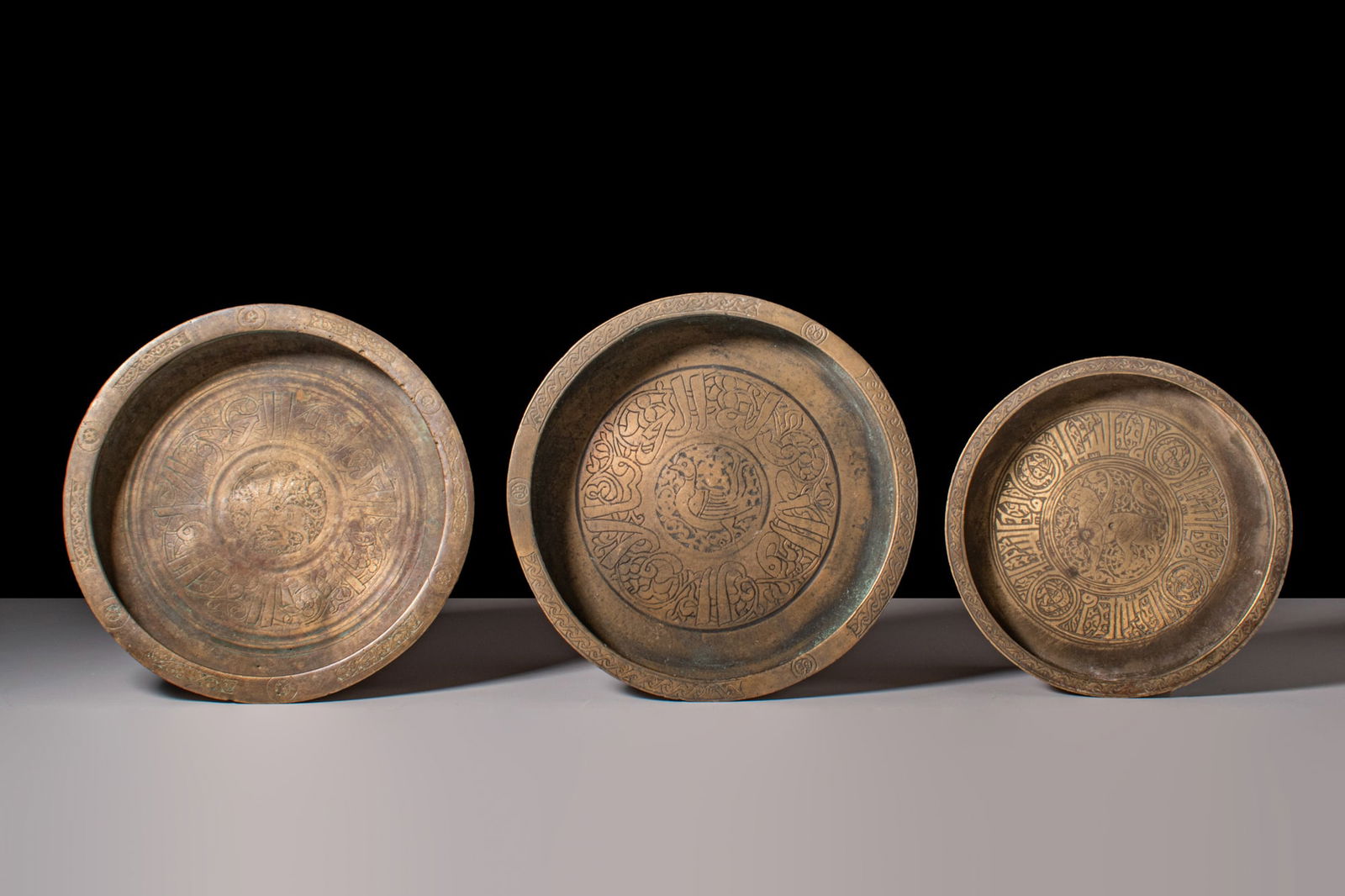 COLLECTION OF GHAZNAVID AND SELJUK INSCRIBED TRAYS (1 of 3)