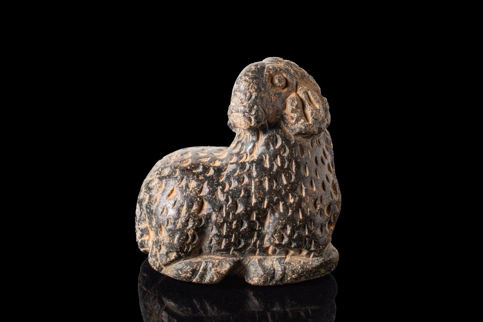ELAMITE STONE RAM FIGURINE (1 of 5)