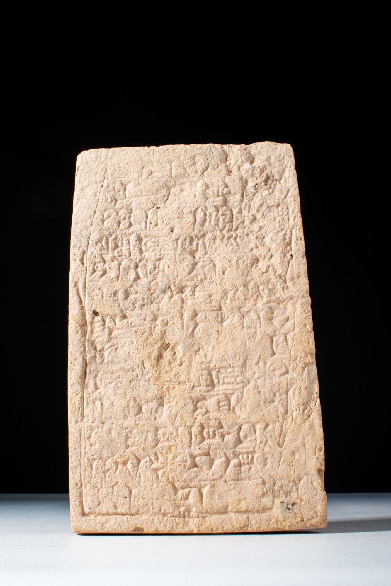 BABYLONIAN TERRACOTTA RITUAL BRICK WITH THE NAME OF THE KING NEBUCHADNEZZAR II (1 of 3)