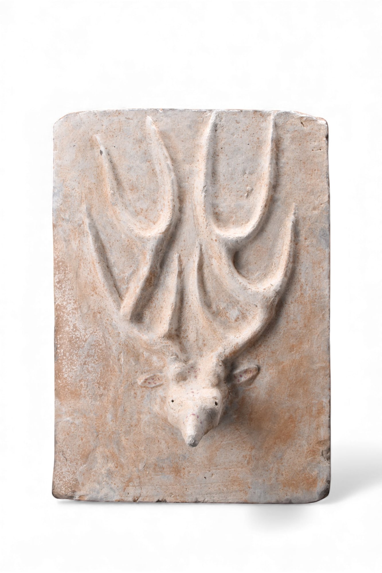 CHINESE TERRACOTTA FUNERARY BRICK DEPICTING A DEER - TL TESTED (1 of 5)