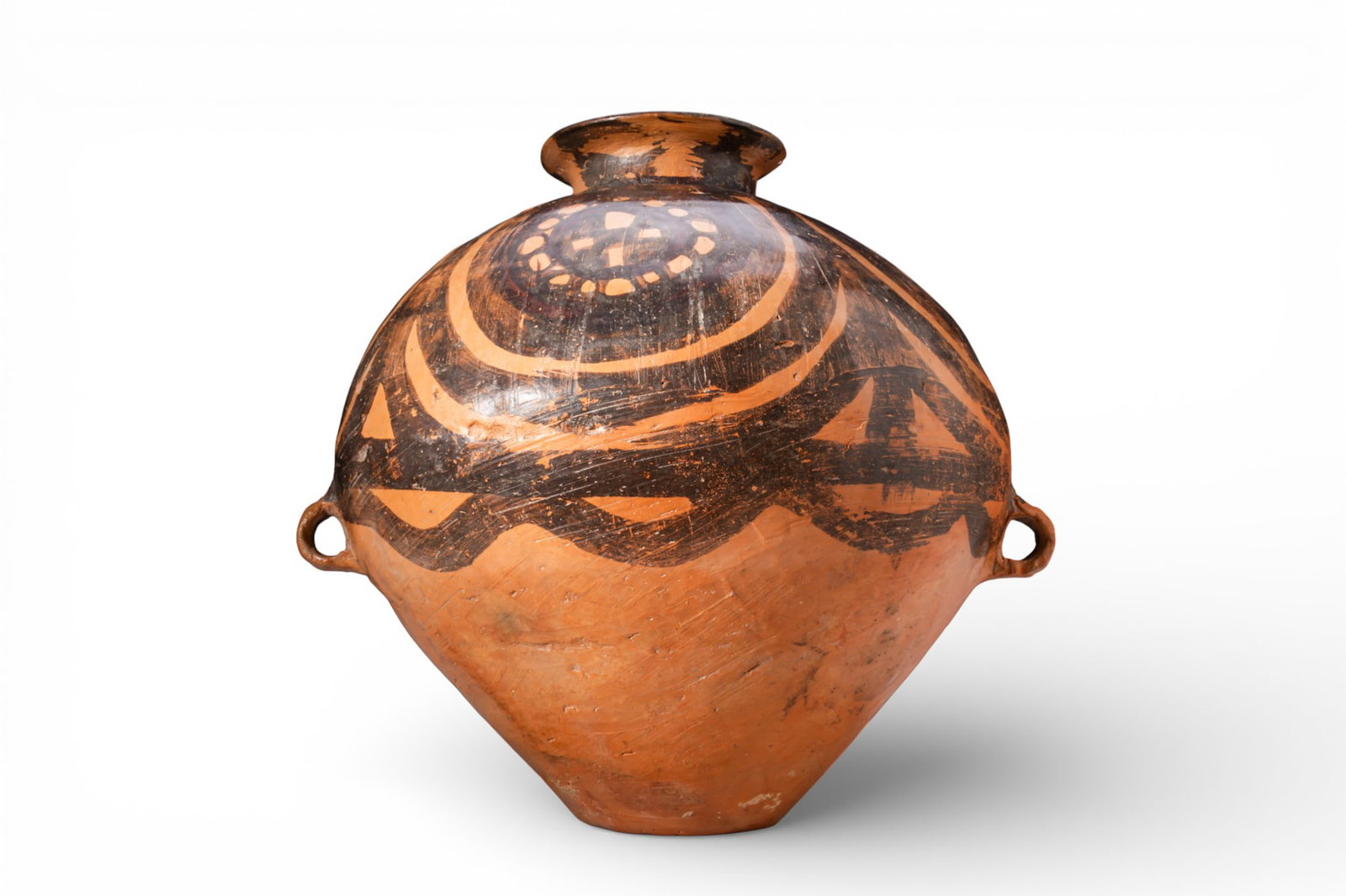 ATTRACTIVE CHINESE NEOLITHIC PAINTED POTTERY VESSEL (1 of 6)