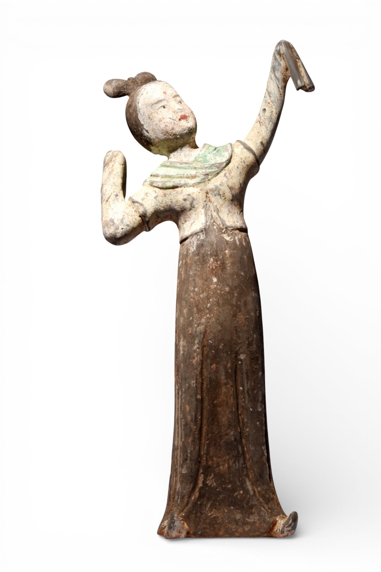 CHINESE TERRACOTTA DANCING LADY - TL TESTED (1 of 4)