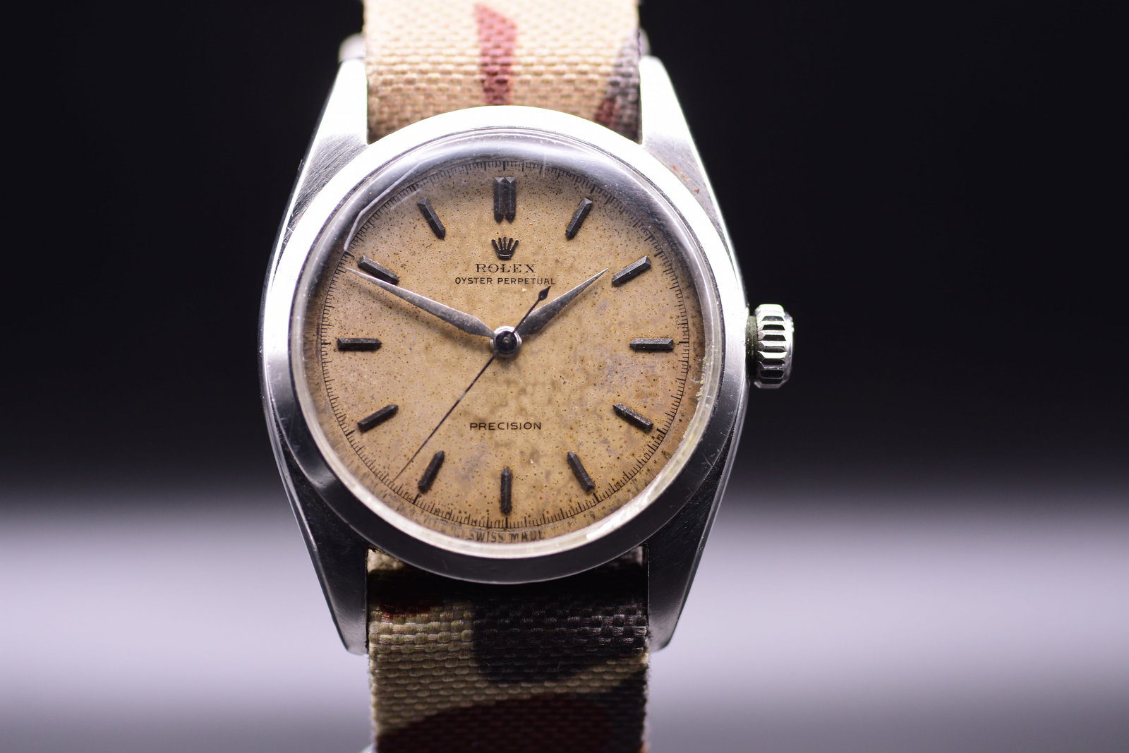 Rolex Oyster Precision Double Ref 6098 6298 C.1955 'Bubbleback" the Everest Expedition Model: 1955BPresented is a superb example of a highly collectible vintage?Rolex Oyster Perpetual Precision, identified by its "double reference", dating circa 1955. this timepiece is directly linked to one