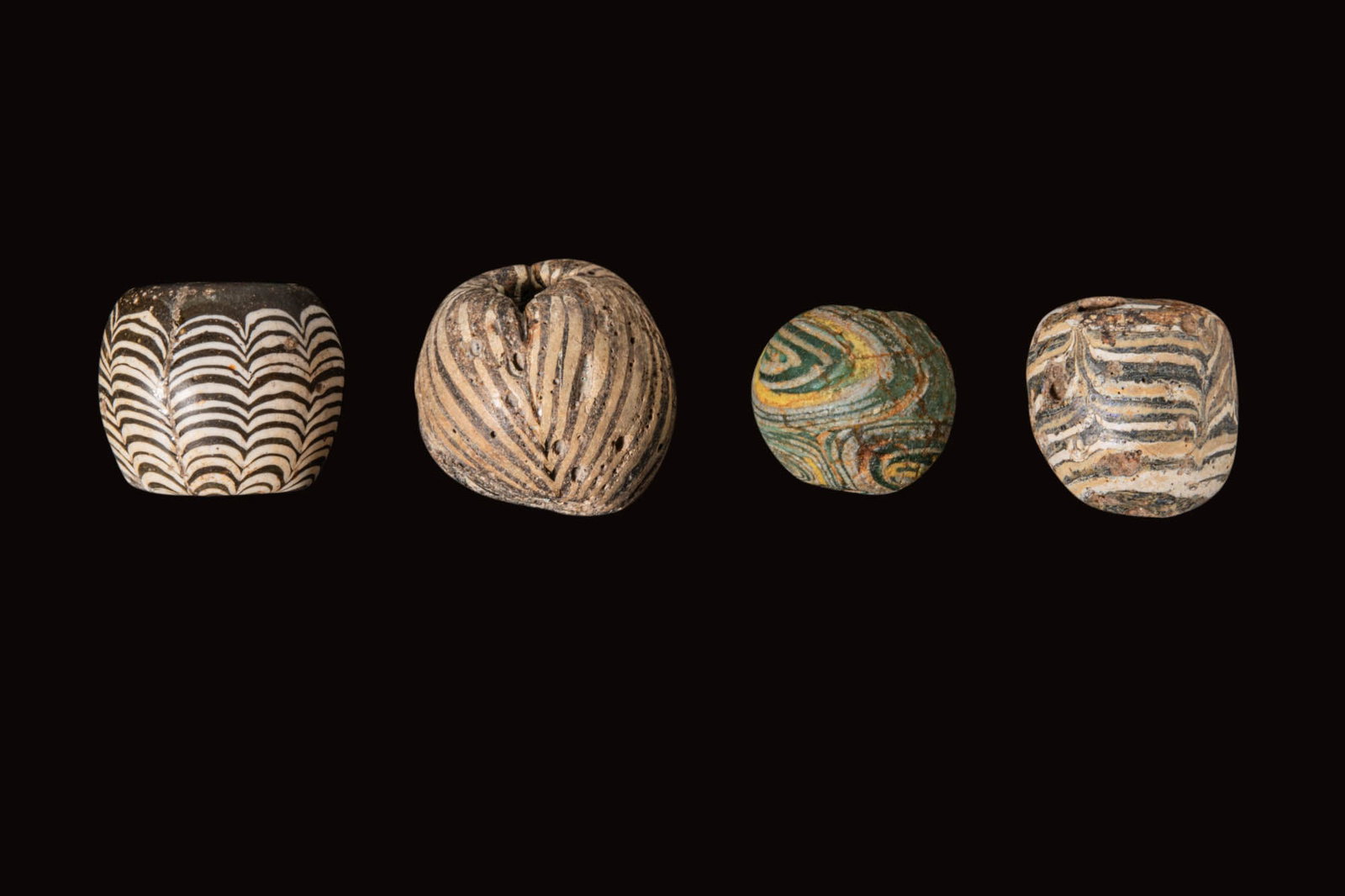 COLLECTION OF PHOENICIAN CORE-FORMED GLASS BEADS (1 of 3)