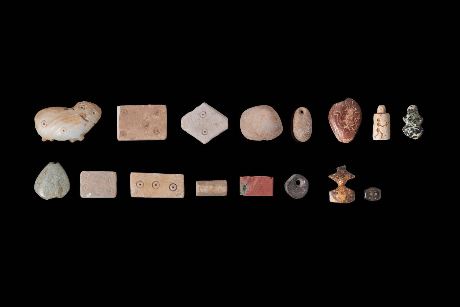 COLLECTION OF NEAR EASTERN STONE SEALS AND AMULETS (1 of 3)