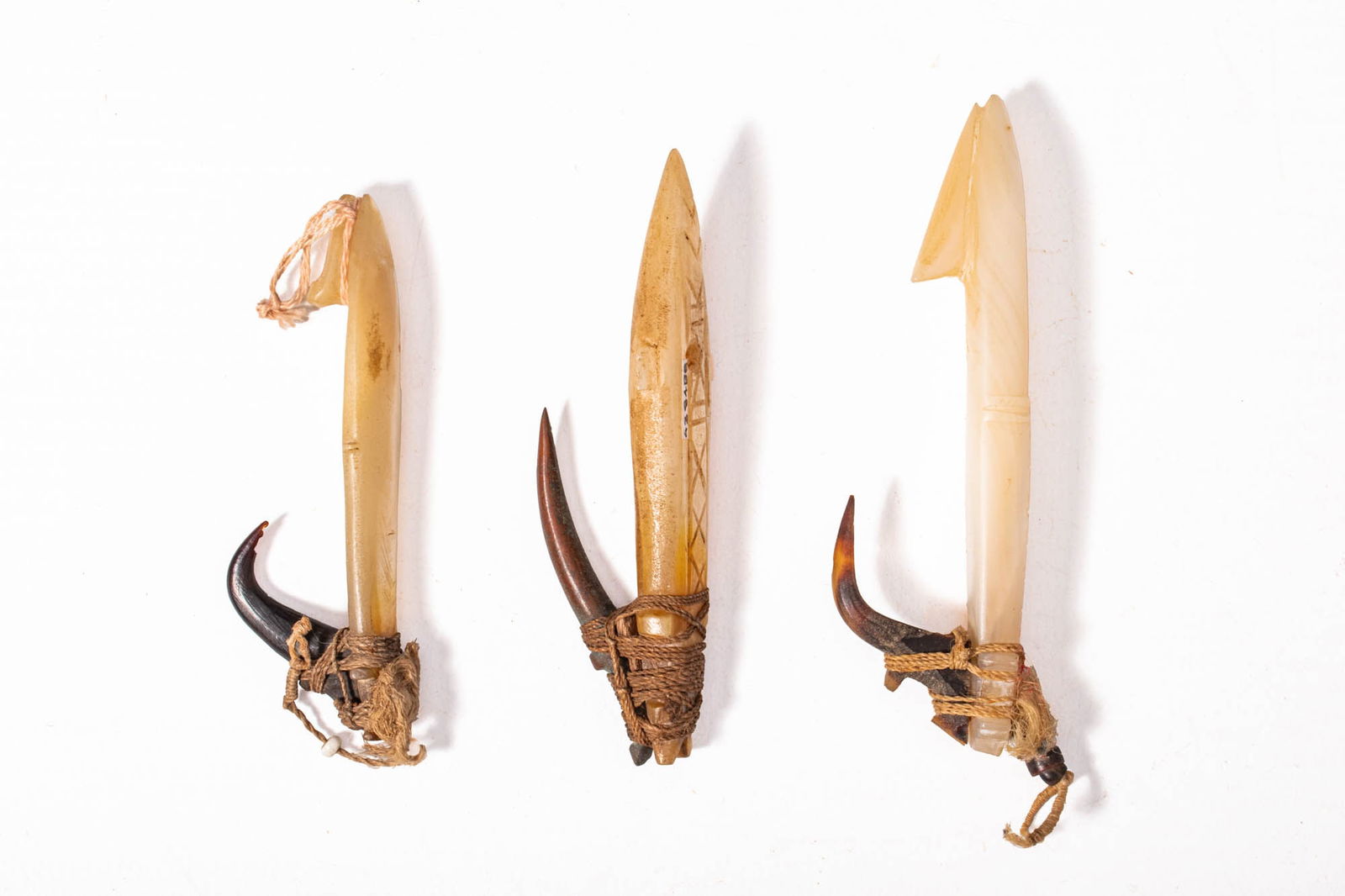 GROUP OF SOLOMON ISLANDS FISH HOOKS (1 of 2)