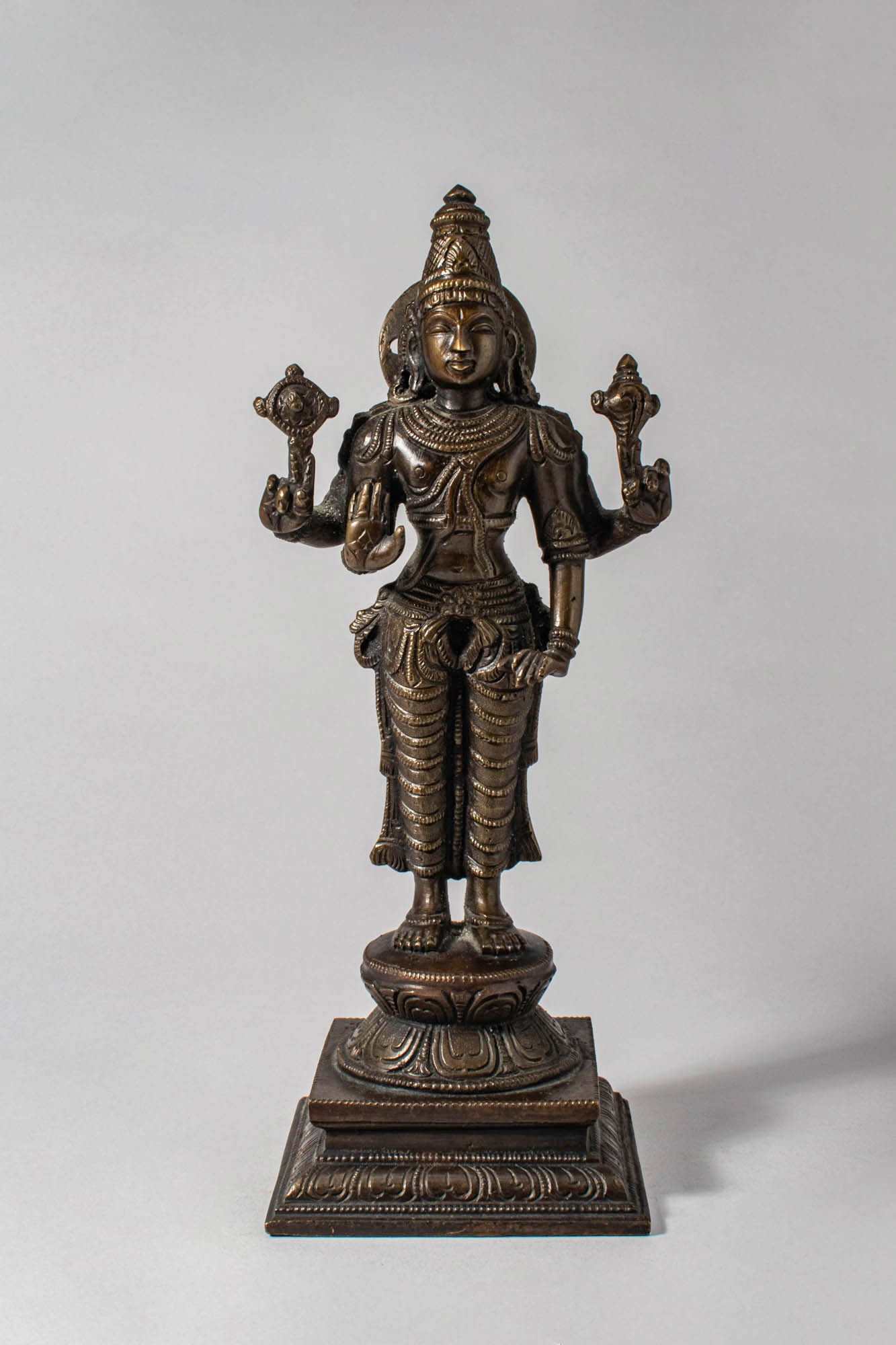 INDIAN BRONZE VISHNU (1 of 6)