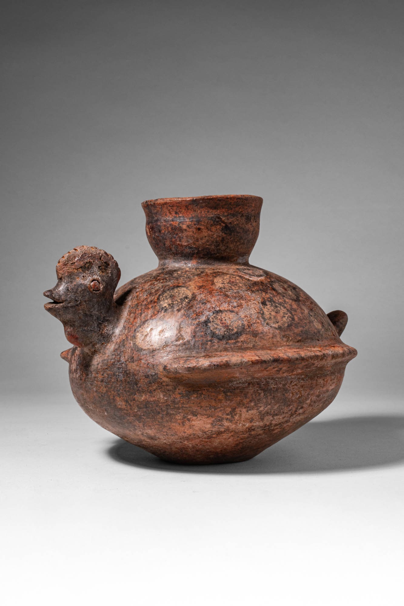 COLIMA POTTERY BIRD EFFIGY VESSEL (1 of 8)