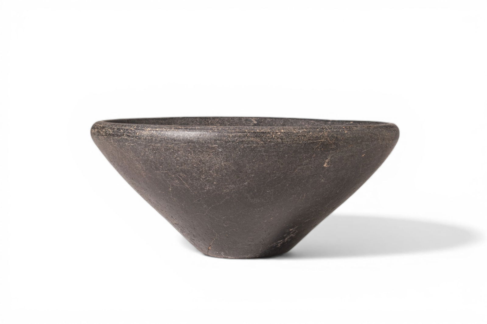 EGYPTIAN GREY STONE OFFERING BOWL (1 of 4)