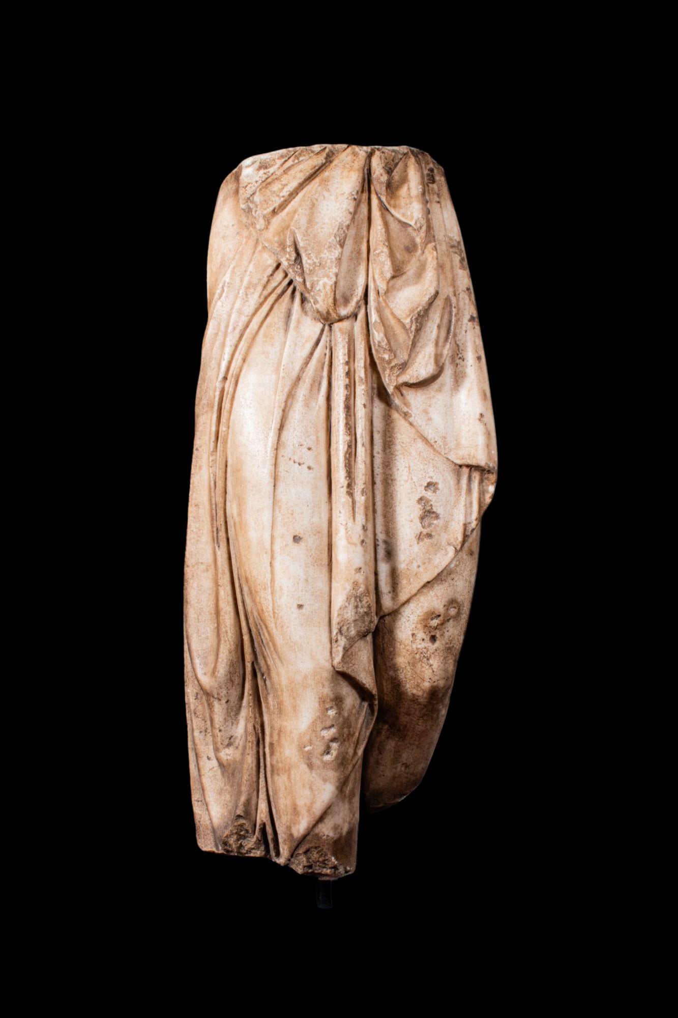 ROMAN MARBLE LOWER TORSO OF A PUDIC VENUS OR NYMPH (1 of 9)