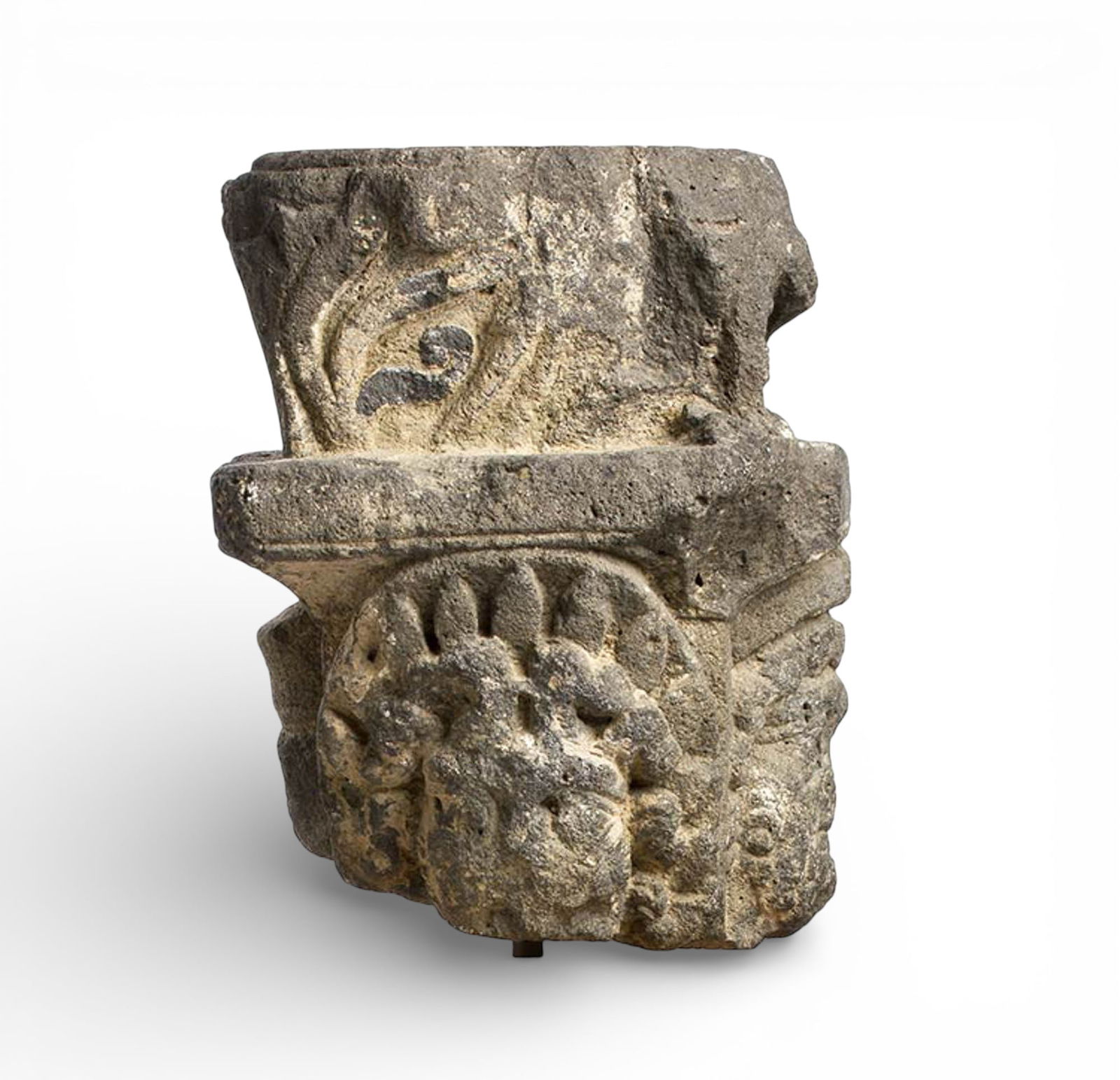 ROMAN BASALT ALTAR WITH HELIOPOLITAN DEITIES (1 of 4)