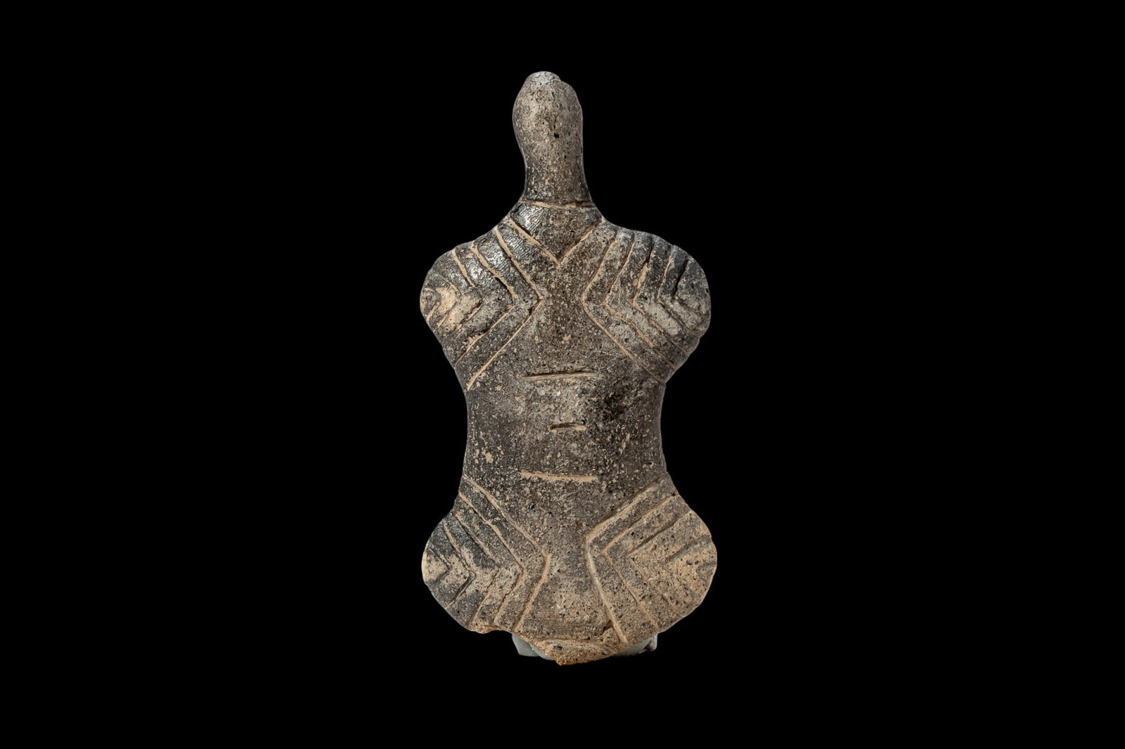 NEOLITHIC TERRACOTTA IDOL - EX ASHMOLEAN MUSEUM COLLECTION (1 of 7)