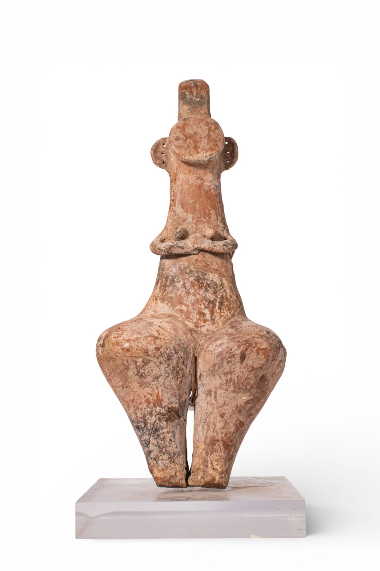 LARGE AMLASH TERRACOTTA IDOL (1 of 5)