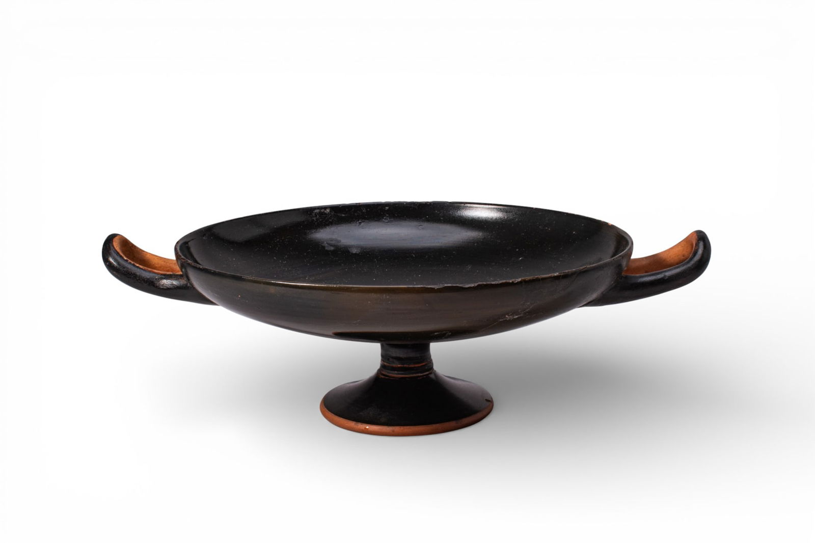 ELEGANT GREEK BLACK-GLAZED KYLIX (1 of 3)