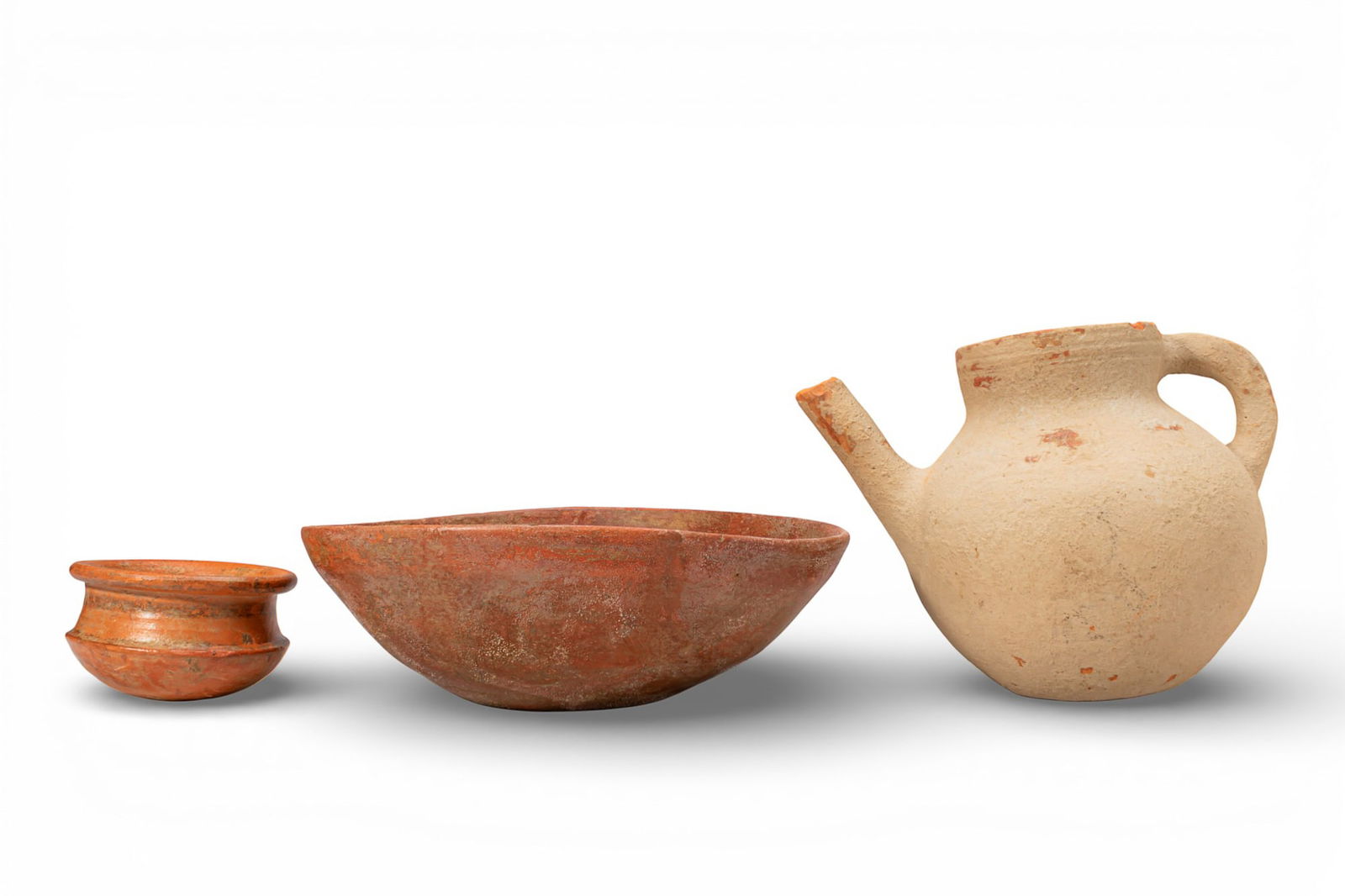 COLLECTION OF GREEK TERRACOTTA VESSELS (1 of 4)