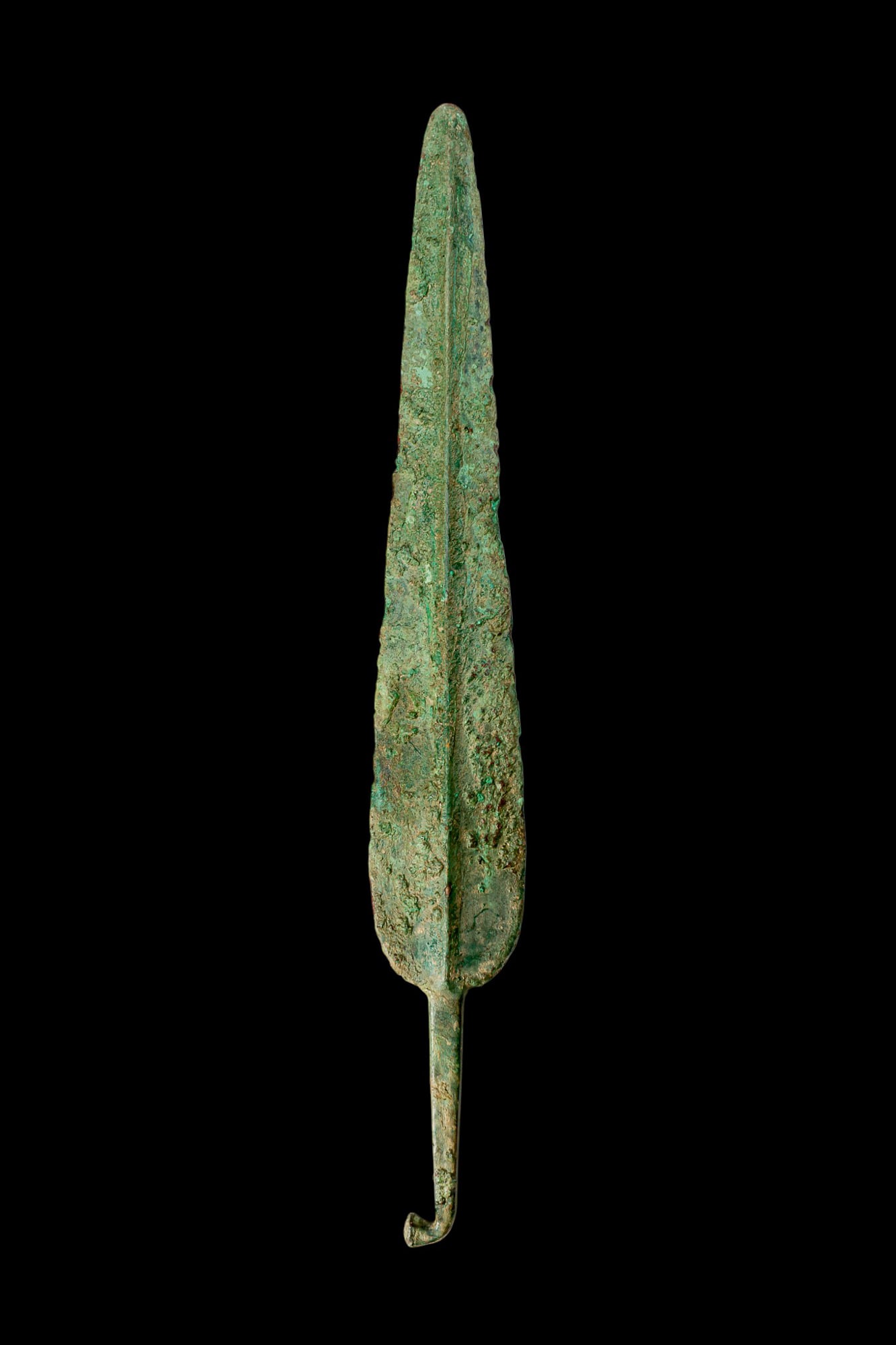 GREEK BRONZE SPEARHEAD (1 of 2)