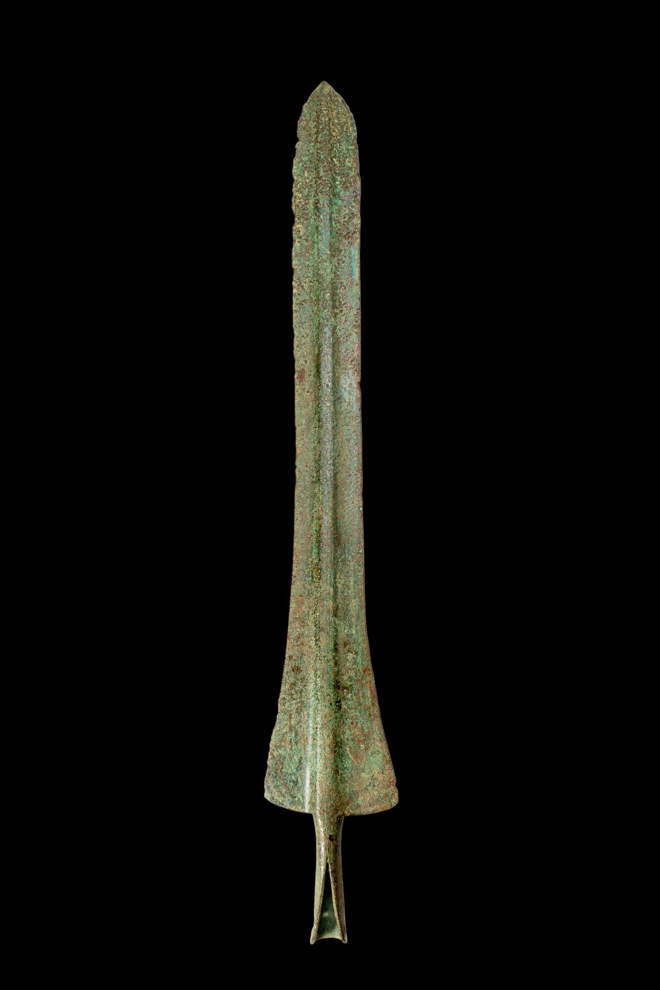 GREEK BRONZE SPEARHEAD (1 of 2)