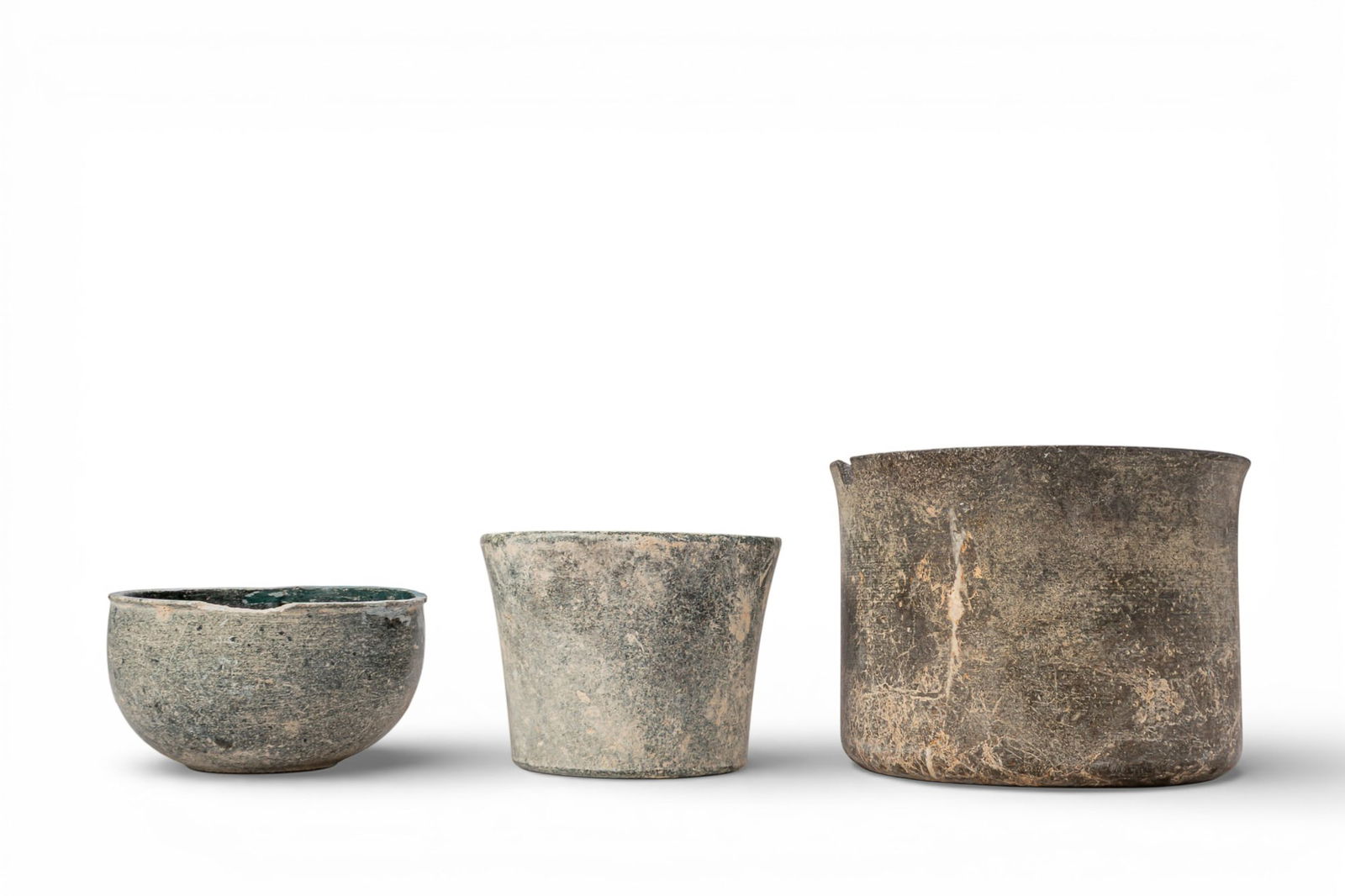 COLLECTION OF BACTRIAN SCHIST BOWLS (1 of 4)