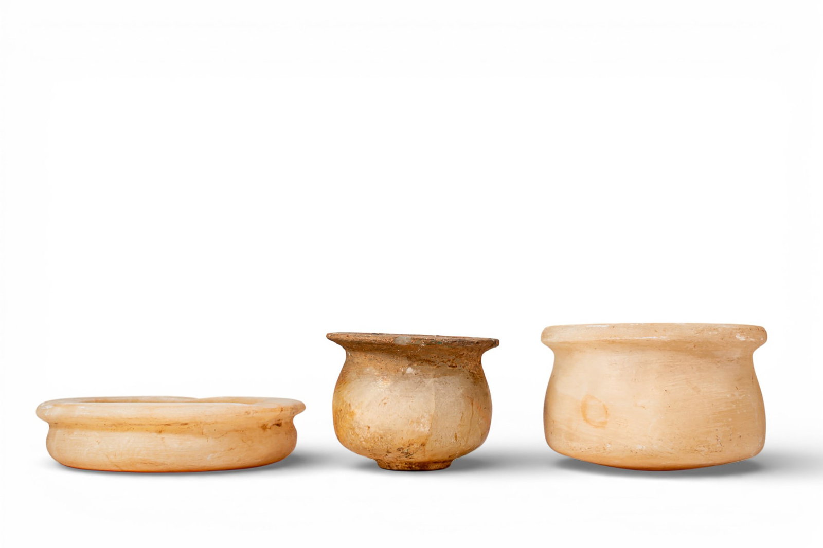 COLLECTION OF WESTERN ASIATIC ALABASTER VESSELS (1 of 4)