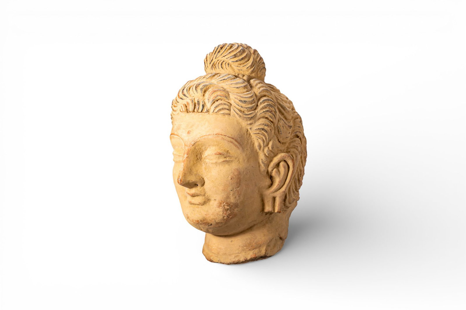GANDHARAN STUCCO HEAD OF BUDDHA (1 of 4)