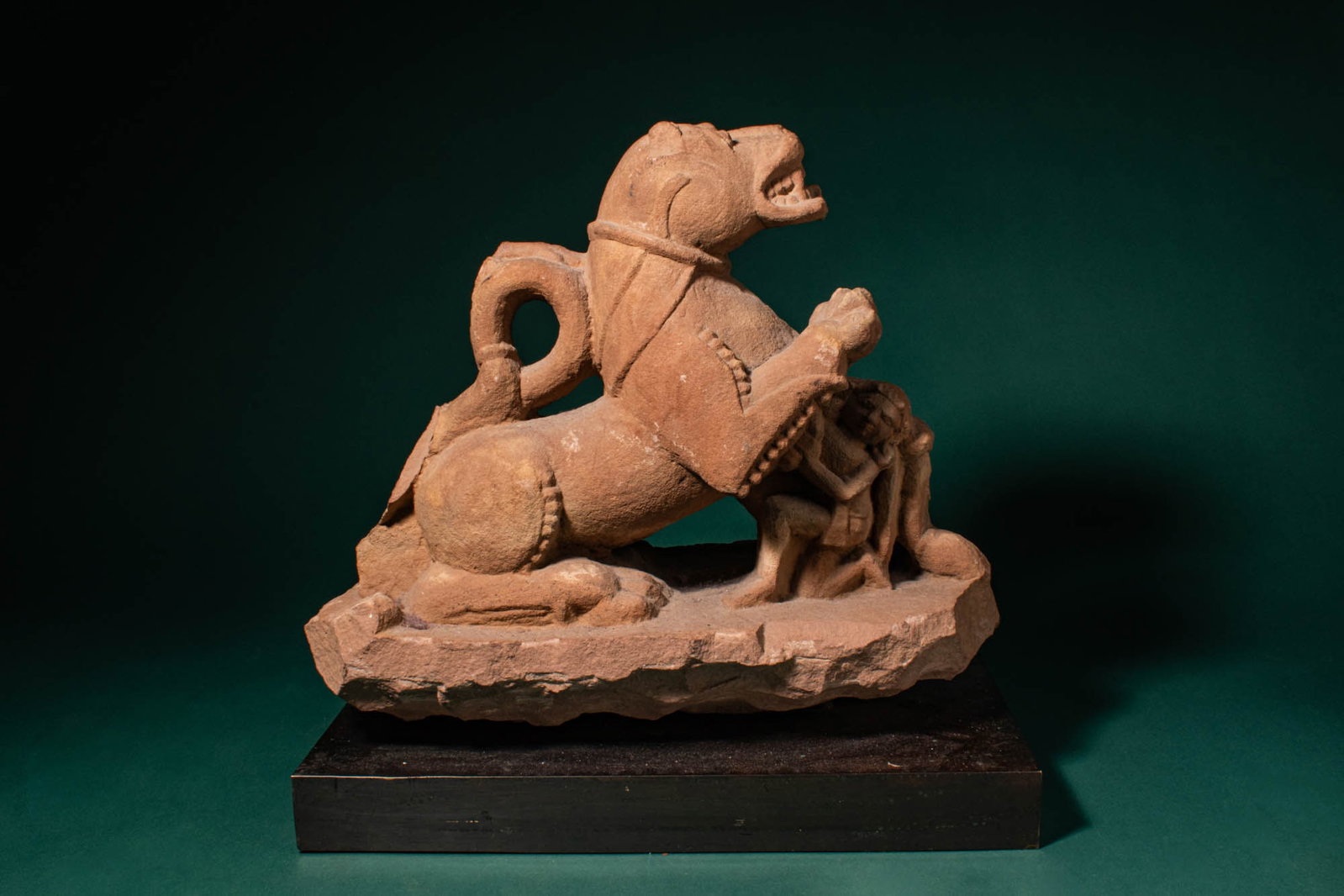 CENTRAL INDIAN SANDSTONE OF A LION (1 of 9)