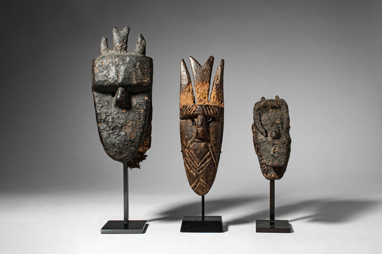 GROUP OF AFRICAN PASSPORT MASKS (1 of 4)