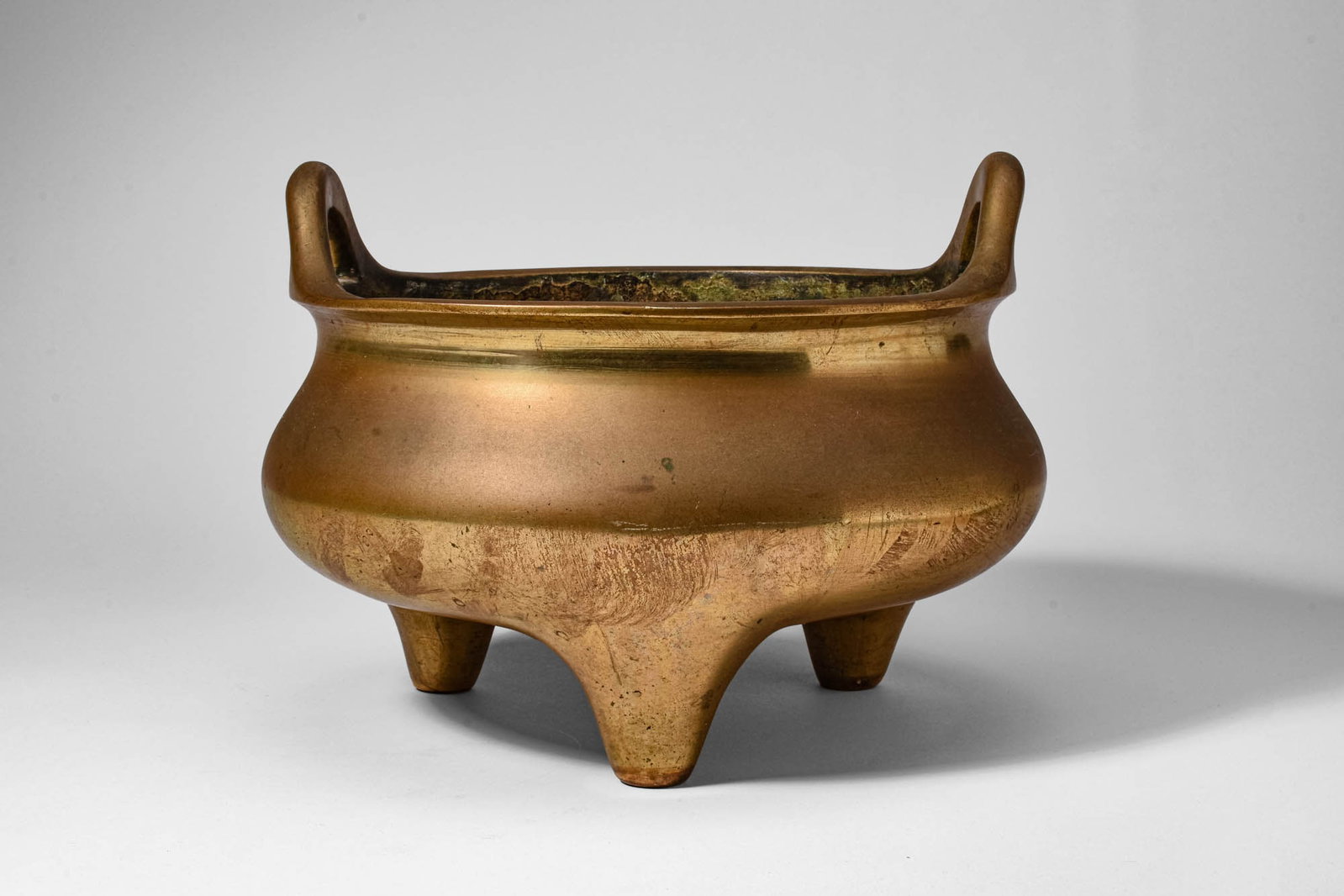 VIETNAMESE BRONZE CENSER, SIDE MARK (1 of 6)