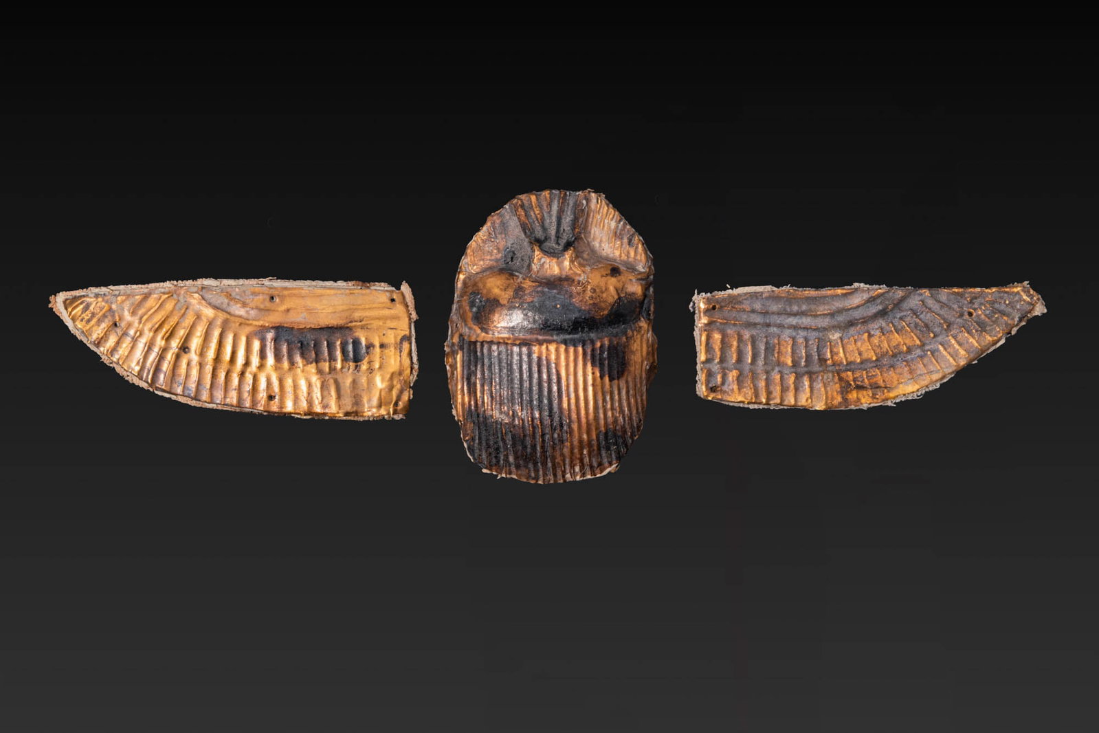 EGYPTIAN GOLD WINGED SCARAB (1 of 6)