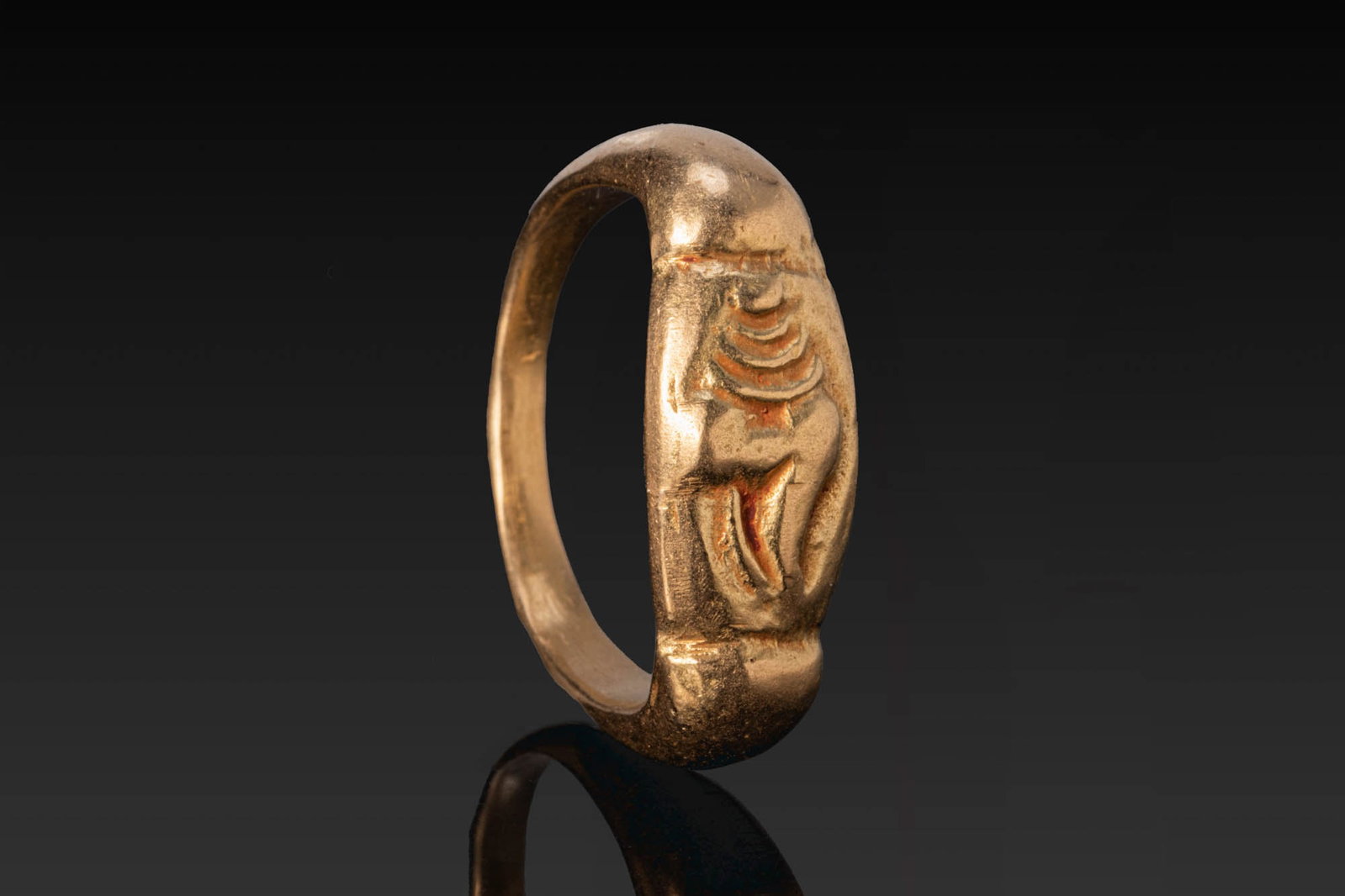 MEDIEVAL JAVANESE SOLID GOLD RING - 2