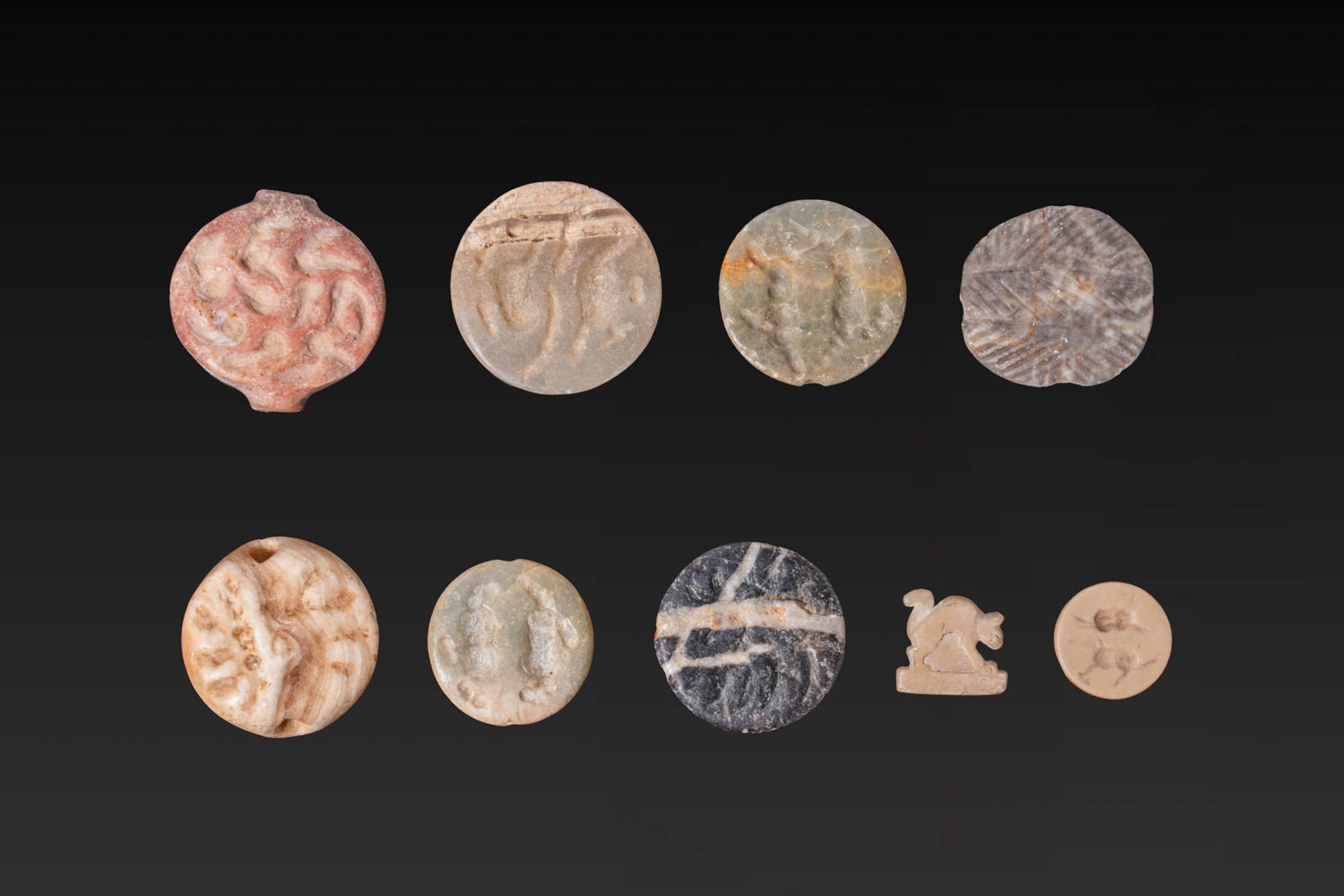 COLLECTION OF MESOPOTAMIAN STONE STAMP SEALS AND AN AMULET - ORIGINAL LAMBERT REPORT (1 of 11)